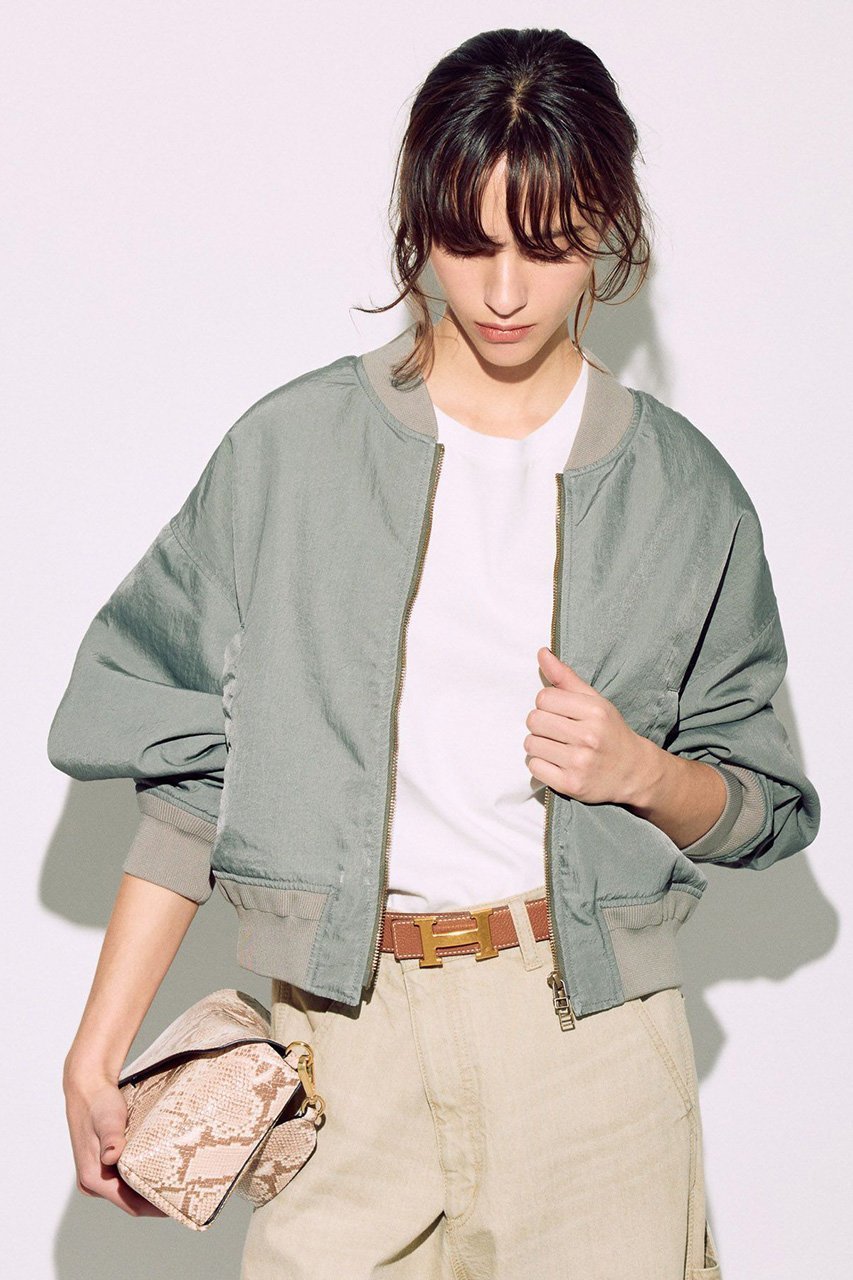 【ブリル/BRILL】のナイロンMA-1 インテリア・キッズ・メンズ・レディースファッション・服の通販 founy(ファニー) 　ファッション　Fashion　レディースファッション　Fashion for Women　アウター　Coat / Outerwear Collection　レディースジャケット・軽アウター　Jackets　ブルゾンジャケット・スポーティアウター　Blouson Jackets　MA-1ジャケット　MA-1 Bomber Jackets / Flight Jackets　ショート　Short, Short Length　ジャケット　Jacket, Outerwear　ブルゾン　Blouson, Bomber Jacket　ポケット　Pocket, Pocket Detail　カーキ|ID: prp329100004437793 ipo3291000000032957392