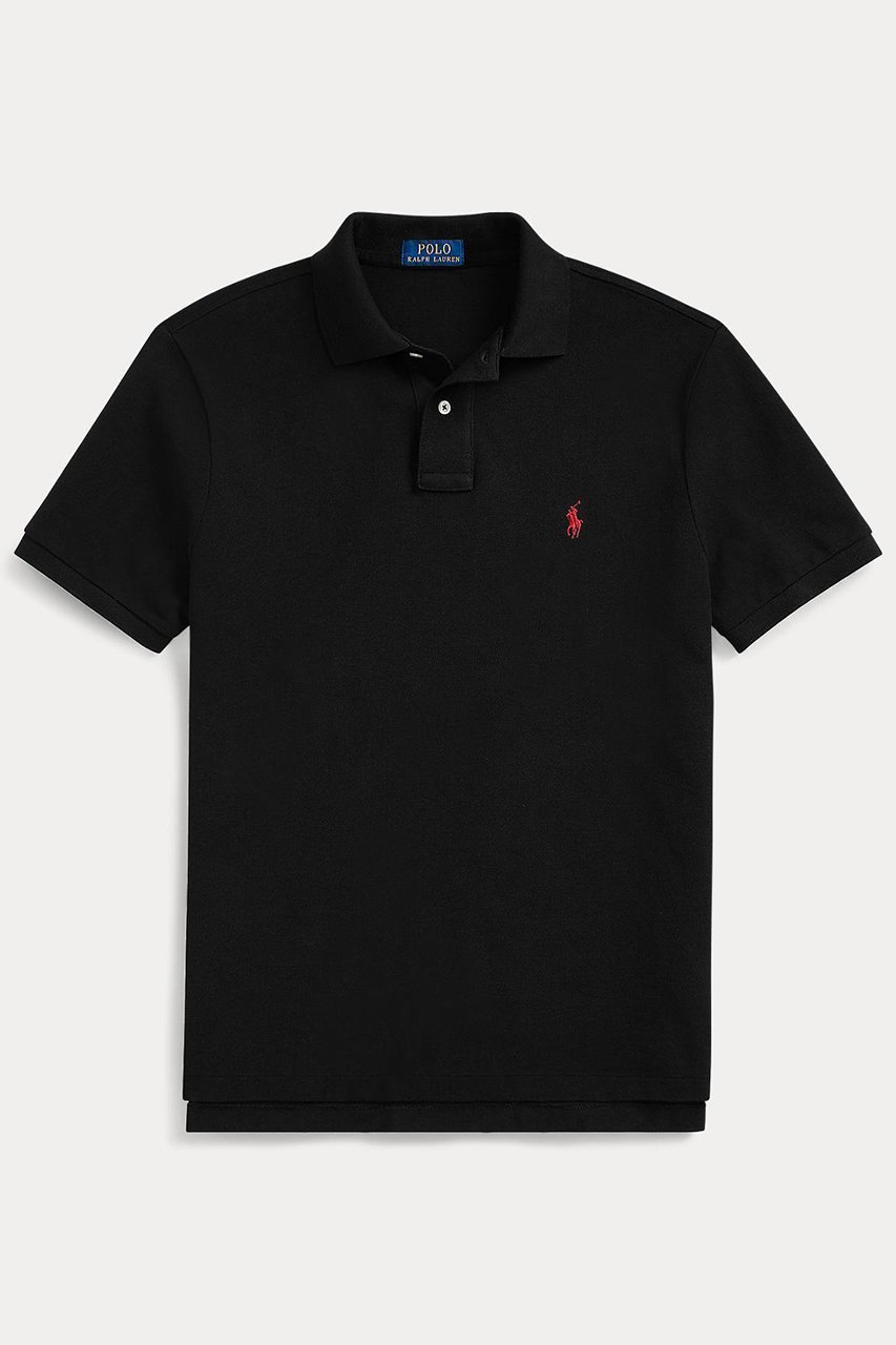 【ラルフローレン/RALPH LAUREN / MEN】の【MEN】【POLO RALPH LAUREN】カスタム スリム フィット メッシュ ポロシャツ インテリア・キッズ・メンズ・レディースファッション・服の通販 founy(ファニー) ファッション Fashion メンズファッション Fashion for Men アメリカン American Style クラシック Classic, Timeless Style スリム Slim, Slim Fit 定番 Standard, Basic Item フィット Fit, Slim Fit ポロシャツ Polo Shirt, Collared Tee 半袖 Short Sleeve, Half Sleeve メッシュ Mesh, Net Fabric ブラック|ID: prp329100004437796 ipo3291000000032851016