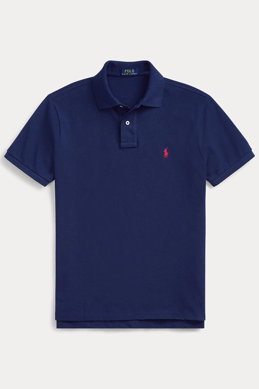 【ラルフローレン/RALPH LAUREN / MEN】の【MEN】【POLO RALPH LAUREN】カスタム スリム フィット メッシュ ポロシャツ インテリア・キッズ・メンズ・レディースファッション・服の通販 founy(ファニー) ファッション Fashion メンズファッション Fashion for Men アメリカン American Style クラシック Classic, Timeless Style スリム Slim, Slim Fit 定番 Standard, Basic Item フィット Fit, Slim Fit ポロシャツ Polo Shirt, Collared Tee 半袖 Short Sleeve, Half Sleeve メッシュ Mesh, Net Fabric ネイビー|ID: prp329100004437796 ipo3291000000032851022