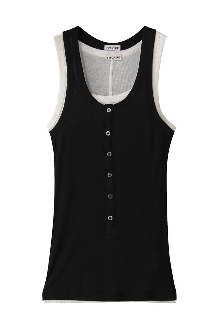 【アンスクリア/INSCRIRE】のNatural Mix リブ レイヤード タンクトップ インテリア・キッズ・メンズ・レディースファッション・服の通販 founy(ファニー) https://founy.com/ ファッション Fashion レディースファッション Fashion for Women トップス・カットソー Cut & Sew Tops キャミソール&ノースリーブ Camisoles & Sleeveless Tops シャツ・ブラウス・オフィスカジュアル Elegant Blouses & Button-Ups ロングTシャツ・Tシャツ Longline T-Shirts & Tees カットソー・ベーシックTシャツ Cut-and-Sewn Tops / Stretch Tees & Basics キャミソール Camisole, Spaghetti Strap Top シンプル Simple, Minimal タンク Tank Top, Sleeveless Top 夏 Summer |ID: prp329100004437799 ipo3291000000032797257