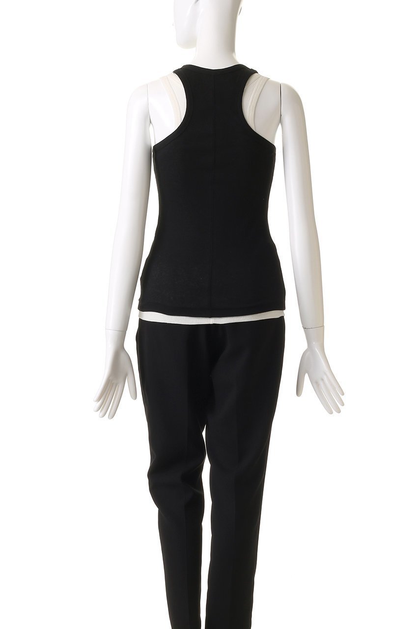 【アンスクリア/INSCRIRE】のNatural Mix リブ レイヤード タンクトップ 人気、トレンドファッション・服の通販 founy(ファニー) 　ファッション　Fashion　レディースファッション　Fashion for Women　トップス・カットソー　Cut & Sew Tops　キャミソール&ノースリーブ　Camisoles & Sleeveless Tops　シャツ・ブラウス・オフィスカジュアル　Elegant Blouses & Button-Ups　ロングTシャツ・Tシャツ　Longline T-Shirts & Tees　カットソー・ベーシックTシャツ　Cut-and-Sewn Tops / Stretch Tees & Basics　キャミソール　Camisole, Spaghetti Strap Top　シンプル　Simple, Minimal　タンク　Tank Top, Sleeveless Top　夏　Summer　other-4|ID: prp329100004437799 ipo3291000000032797267