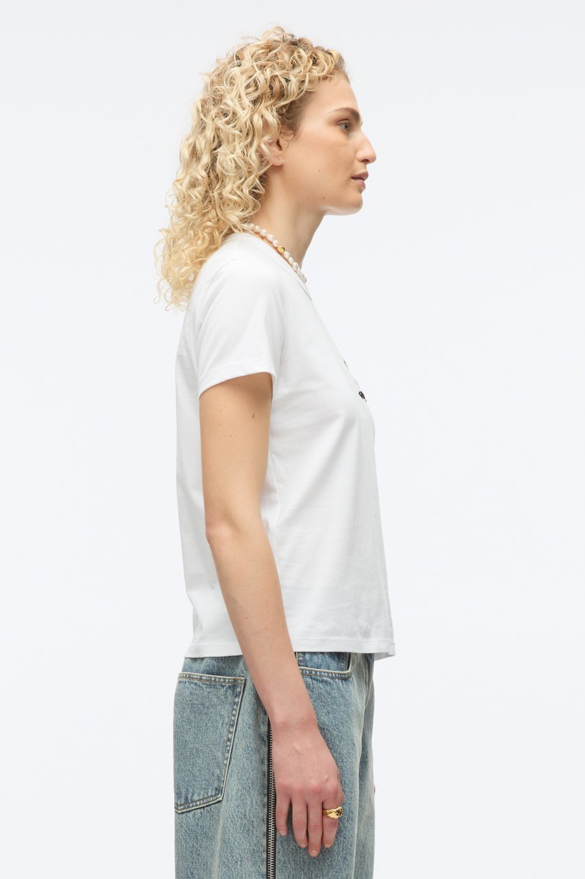【スリーワン フィリップリム/3.1 Phillip Lim】のBOUQET 刺しゅう ショートスリーブ Tシャツ 人気、トレンドファッション・服の通販 founy(ファニー) 　ファッション　Fashion　レディースファッション　Fashion for Women　トップス・カットソー　Cut & Sew Tops　シャツ・ブラウス・オフィスカジュアル　Elegant Blouses & Button-Ups　ロングTシャツ・Tシャツ　Longline T-Shirts & Tees　カットソー・ベーシックTシャツ　Cut-and-Sewn Tops / Stretch Tees & Basics　インナー　Innerwear　ショート　Short, Short Length　ジャケット　Jacket, Outerwear　スリム　Slim, Slim Fit　スリーブ　Sleeve, Long Sleeve / Short Sleeve　ワイド　Wide, Wide Fit　夏　Summer　春　Spring　S/S・春夏　SS, Spring/Summer, Warm Season　other-8|ID: prp329100004437801 ipo3291000000032796041