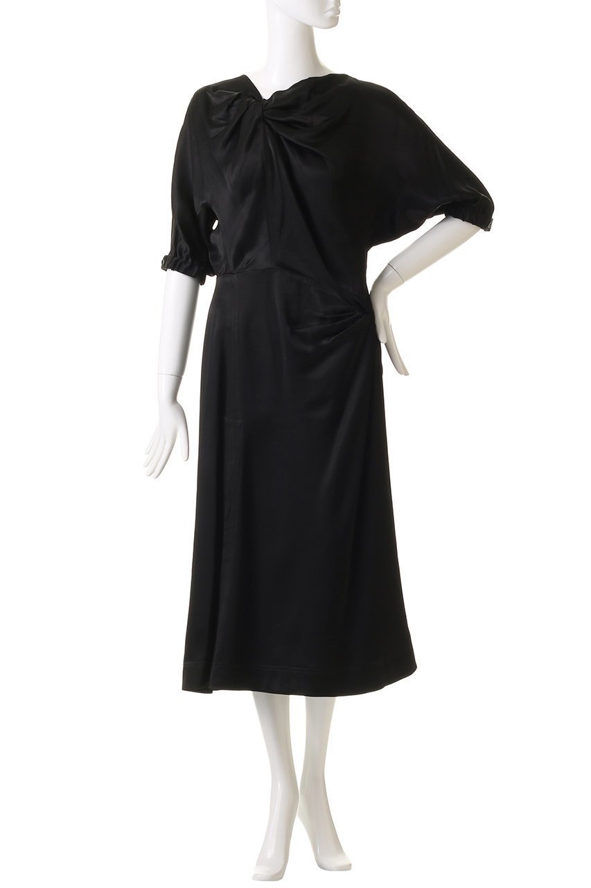 【スリーワン フィリップリム/3.1 Phillip Lim】のASYMMETRIC ドレープドレス 人気、トレンドファッション・服の通販 founy(ファニー) 　ファッション　Fashion　レディースファッション　Fashion for Women　ワンピース　Dresses　フォーマル・パーティードレス・結婚式用ドレス　Elegant & Casual Dresses　チュニック　Tunic Tops & Dresses　おすすめ　Recommended / Our Picks　なめらか　Smooth, Silky Texture　サテン　Satin, Glossy Fabric　シンプル　Simple, Minimal　チュニック　Tunic, Long Top　ドレス　Dress, One-Piece　ドレープ　Drape, Draping Fabric　ロング　Long, Long-Length　エレガント 上品　Elegant　other-2|ID: prp329100004437803 ipo3291000000032871642
