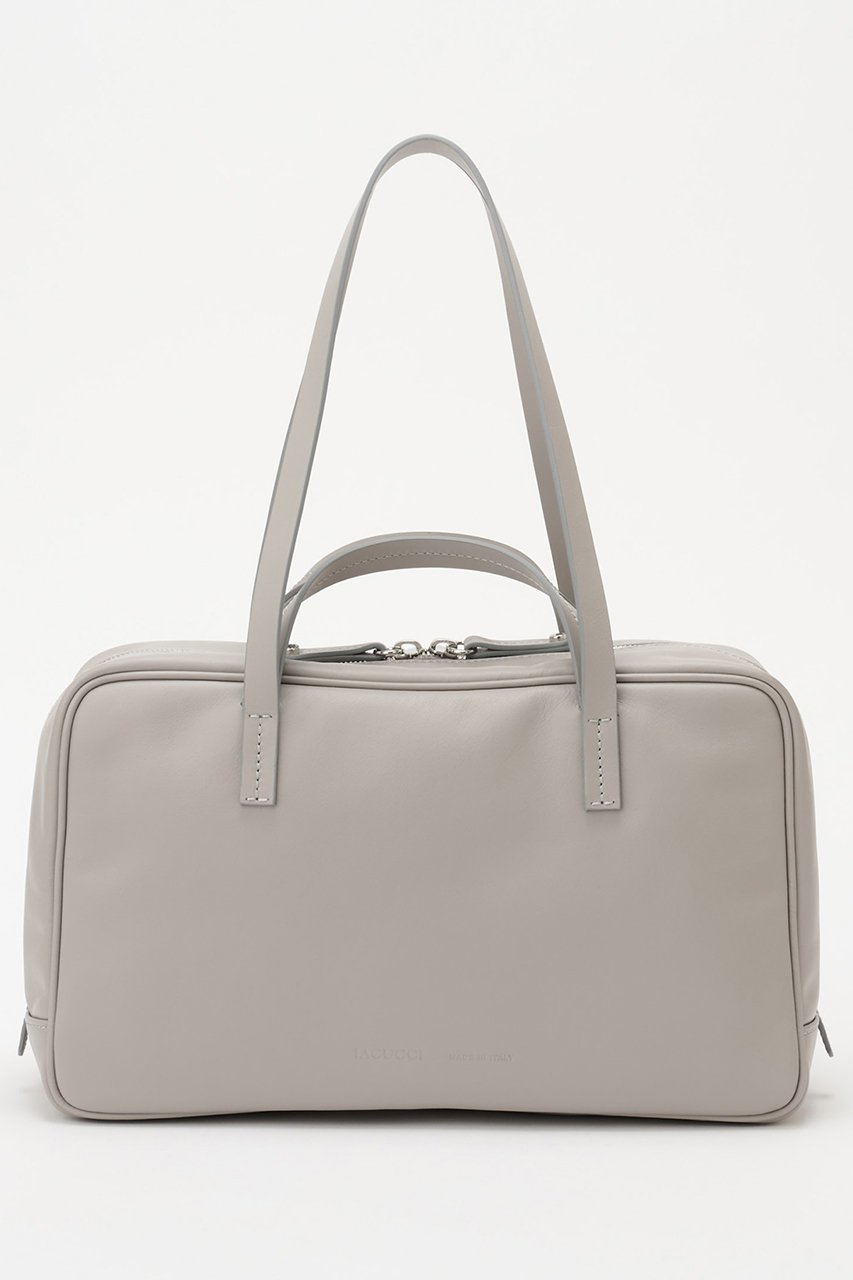 【イアクッチ/IACUCCI】のロッチャ M NAPPA インテリア・キッズ・メンズ・レディースファッション・服の通販 founy(ファニー) 　ファッション　Fashion　レディースファッション　Fashion for Women　バッグ　Bags　おすすめ　Recommended / Our Picks　シンプル　Simple, Minimal　スクエア　Square, Square Shape　パイピング　Piping, Trim Design　ベーシック　Basic, Essential　ボストンバッグ　Boston Bag, Retro Bag　人気　Popular, Best Seller　ライトグレー|ID: prp329100004437812 ipo3291000000032778939