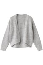 【エステータ/esteta】のテープヤーンニットカーディガン シルバー|ID: prp329100004437815 ipo3291000000032938620