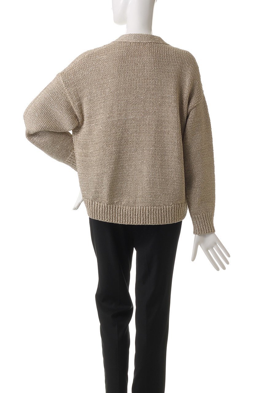 【エステータ/esteta】のテープヤーンニットカーディガン 人気、トレンドファッション・服の通販 founy(ファニー) 　ファッション　Fashion　レディースファッション　Fashion for Women　トップス・カットソー　Cut & Sew Tops　ニット　Knit Tops & Sweaters　カーディガン・羽織り　Layered Style Cardigans　カーディガン　Cardigan, Knitwear　ショート　Short, Short Length　リラックス　Relax, Relaxed Fit　夏　Summer　春　Spring　S/S・春夏　SS, Spring/Summer, Warm Season　other-4|ID: prp329100004437815 ipo3291000000032938640