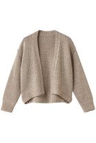 【エステータ/esteta】のテープヤーンニットカーディガン 人気、トレンドファッション・服の通販 founy(ファニー) ファッション Fashion レディースファッション Fashion for Women トップス・カットソー Cut & Sew Tops ニット Knit Tops & Sweaters カーディガン・羽織り Layered Style Cardigans カーディガン Cardigan, Knitwear ショート Short, Short Length リラックス Relax, Relaxed Fit 再入荷 Restock / Back in Stock 夏 Summer 春 Spring S/S・春夏 SS, Spring/Summer, Warm Season thumbnail ゴールド|ID: prp329100004437815 ipo3291000000035052158