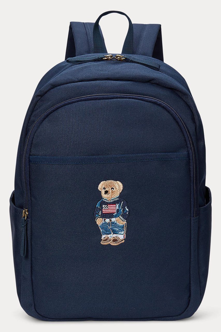 【ラルフローレン/RALPH LAUREN / KIDS】の【KIDS】【POLO RALPH LAUREN】Polo ベア ラージ バックパック インテリア・キッズ・メンズ・レディースファッション・服の通販 founy(ファニー) 　ファッション　Fashion　キッズファッション　Fashion for Kids　ジップ　Zip, Zipper　スリーブ　Sleeve, Long Sleeve / Short Sleeve　フロント　Front, Front Design　ポケット　Pocket, Pocket Detail　ポーチ　Pouch, Small Case　ネイビー|ID: prp329100004437819 ipo3291000000032844563