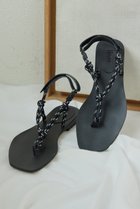 【ウィムガゼット/Whim Gazette】の【Hoaw.】ロープフラットサンダル 人気、トレンドファッション・服の通販 founy(ファニー) ファッション Fashion レディースファッション WOMEN アクセサリー Accessories サンダル Sandals シューズ Shoes スポーティ Sporty フラット Flat モノトーン Monotone ラップ Wrap リゾート Resort thumbnail ブラック|ID: prp329100004437823 ipo3291000000032512618