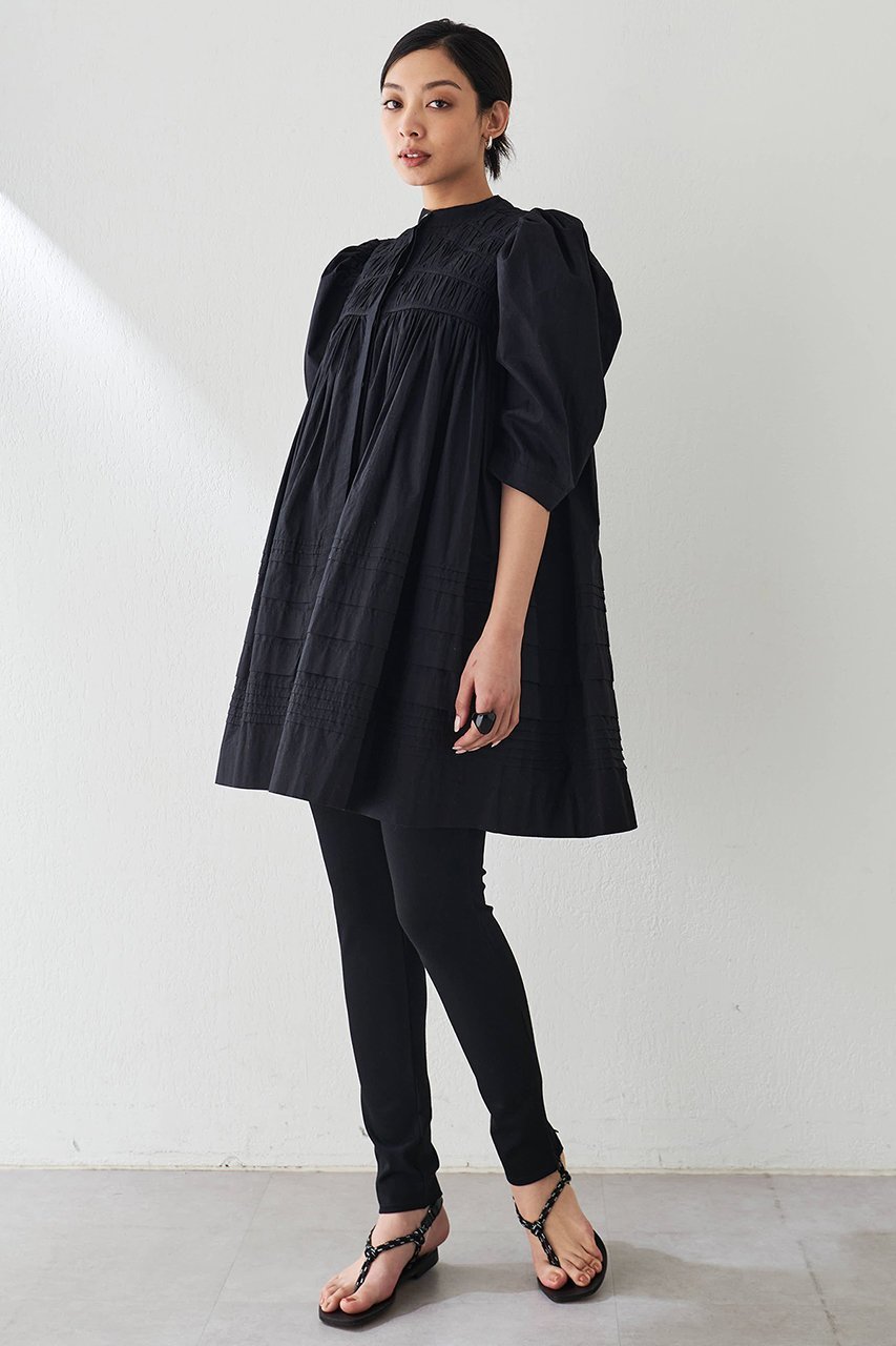 【ウィムガゼット/Whim Gazette】のタックギャザーワンピース 人気、トレンドファッション・服の通販 founy(ファニー) 　ファッション　Fashion　レディースファッション　WOMEN　ワンピース　Dress　チュニック　Tunic　ギャザー　Gather　スリーブ　Sleeve　チュニック　Tunic　パイピング　Piping　ベビー　Baby　ペプラム　Peplum　ヨーク　Yoke　ランダム　Random　エレガント 上品　Elegant　other-2|ID: prp329100004437824 ipo3291000000031257001