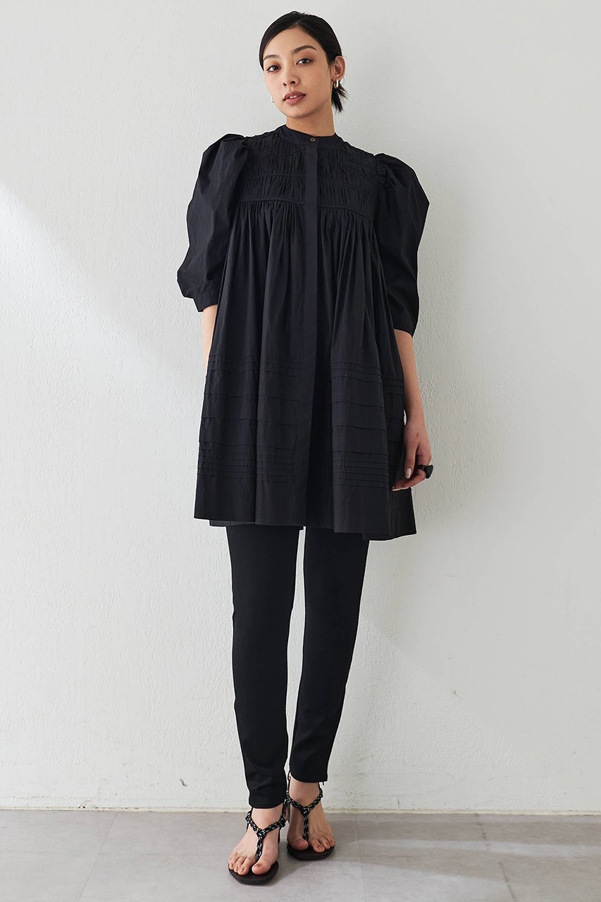 【ウィムガゼット/Whim Gazette】のタックギャザーワンピース 人気、トレンドファッション・服の通販 founy(ファニー) 　ファッション　Fashion　レディースファッション　WOMEN　ワンピース　Dress　チュニック　Tunic　ギャザー　Gather　スリーブ　Sleeve　チュニック　Tunic　パイピング　Piping　ベビー　Baby　ペプラム　Peplum　ヨーク　Yoke　ランダム　Random　エレガント 上品　Elegant　other-6|ID: prp329100004437824 ipo3291000000031326253