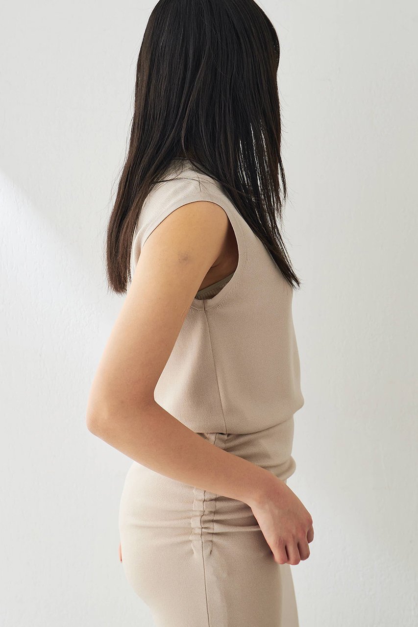 【ウィムガゼット/Whim Gazette】のフレンチスリーブニットプルオーバー 人気、トレンドファッション・服の通販 founy(ファニー) 　ファッション　Fashion　レディースファッション　WOMEN　トップス・カットソー　Tops/Tshirt　ニット　Knit Tops　プルオーバー　Pullover　おすすめ　Recommend　なめらか　Smooth　シルク　Silk　シンプル　Simple　スリーブ　Sleeve　セットアップ　Set Up　レギンス　Leggings　エレガント 上品　Elegant　再入荷　Restock/Back In Stock/Re Arrival　other-5|ID: prp329100004437827 ipo3291000000031326260