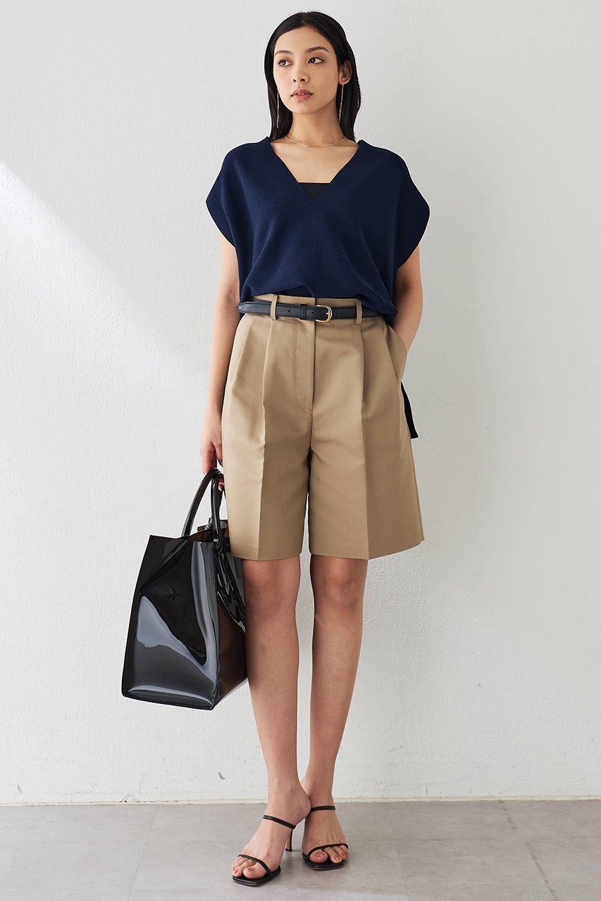【ウィムガゼット/Whim Gazette】のハーフタックパンツ 人気、トレンドファッション・服の通販 founy(ファニー) 　ファッション　Fashion　レディースファッション　Fashion for Women　パンツ　Pants & Trousers　ショートパンツ・ハーフパンツ　High-Waisted & Relaxed Shorts　おすすめ　Recommended / Our Picks　コンパクト　Compact, Small Size　サンダル　Sandals, Summer Shoes　ショート　Short, Short Length　ストラップサンダル　Strappy Sandals, Strap Sandals　ハーフ　Half, Half-Length　バランス　Balance, Style Balance　フロント　Front, Front Design　ロング　Long, Long-Length　エレガント 上品　Elegant　 other-1|ID: prp329100004437832 ipo3291000000032908100