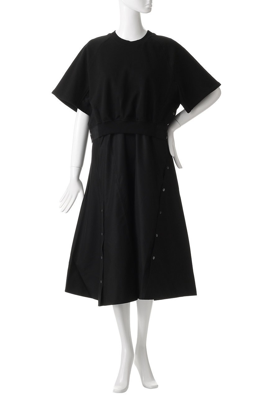 【スリーワン フィリップリム/3.1 Phillip Lim】のフレンチテリー コンビドレス 人気、トレンドファッション・服の通販 founy(ファニー) 　ファッション　Fashion　レディースファッション　WOMEN　ワンピース　Dress　ドレス　Party Dresses　チュニック　Tunic　コンビ　Combination　チュニック　Tunic　ドレス　Dress　フレア　Flare　フレンチ　French　ロング　Long　other-2|ID: prp329100004437836 ipo3291000000031257084