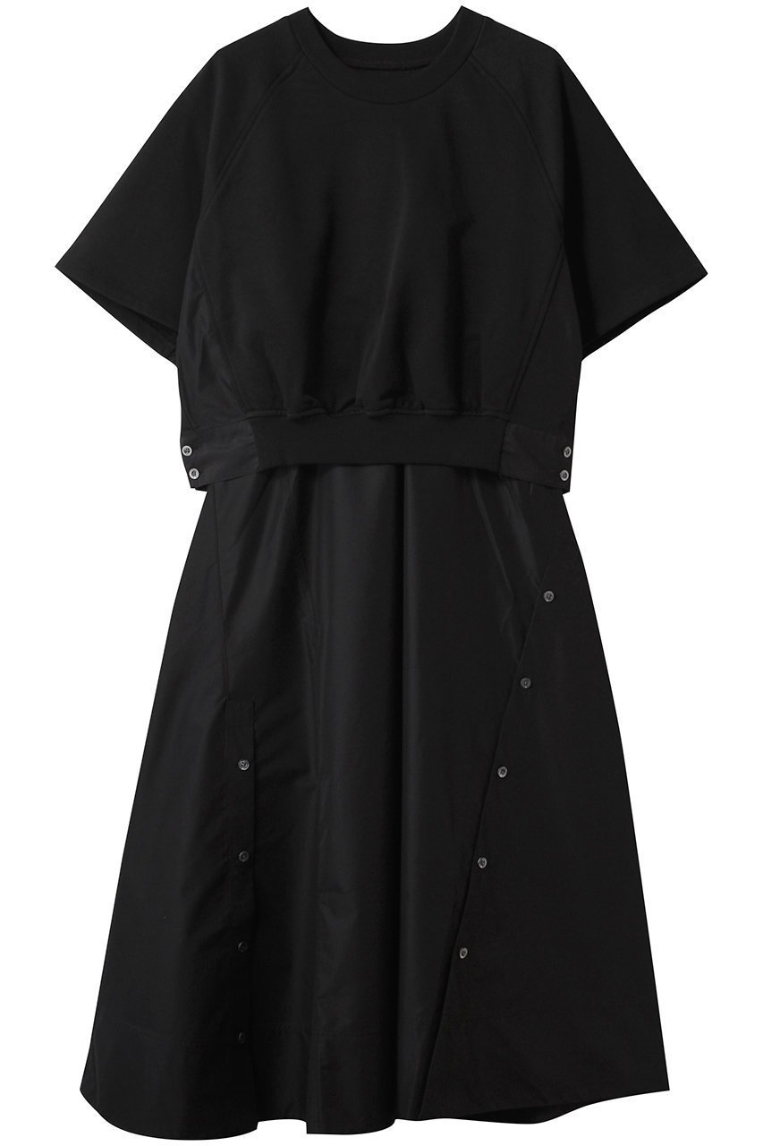 【スリーワン フィリップリム/3.1 Phillip Lim】のフレンチテリー コンビドレス 人気、トレンドファッション・服の通販 founy(ファニー) 　ファッション　Fashion　レディースファッション　Fashion for Women　ワンピース　Dresses　フォーマル・パーティードレス・結婚式用ドレス　Elegant & Casual Dresses　チュニック　Tunic Tops & Dresses　コンビ　Combo, Combination Style　チュニック　Tunic, Long Top　ドレス　Dress, One-Piece　フレア　Flare, Flared　フレンチ　French, French Style　ロング　Long, Long-Length　 other-1|ID: prp329100004437836 ipo3291000000032871552