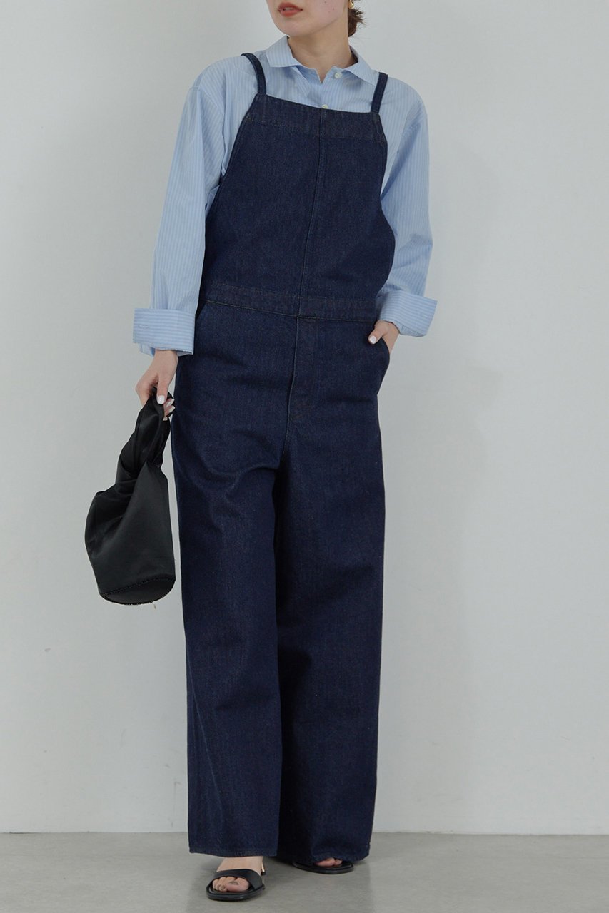 【ガリャルダガランテ/GALLARDAGALANTE】の【HERITANOVUM】キャミソールサロペットデニム 人気、トレンドファッション・服の通販 founy(ファニー) 　ファッション　Fashion　レディースファッション　WOMEN　インディゴ　Indigo　キャミソール　Camisole　サロペット　Overalls　タンク　Tank　ラップ　Wrap　リラックス　Relax　エレガント 上品　Elegant　other-2|ID: prp329100004437837 ipo3291000000031257090