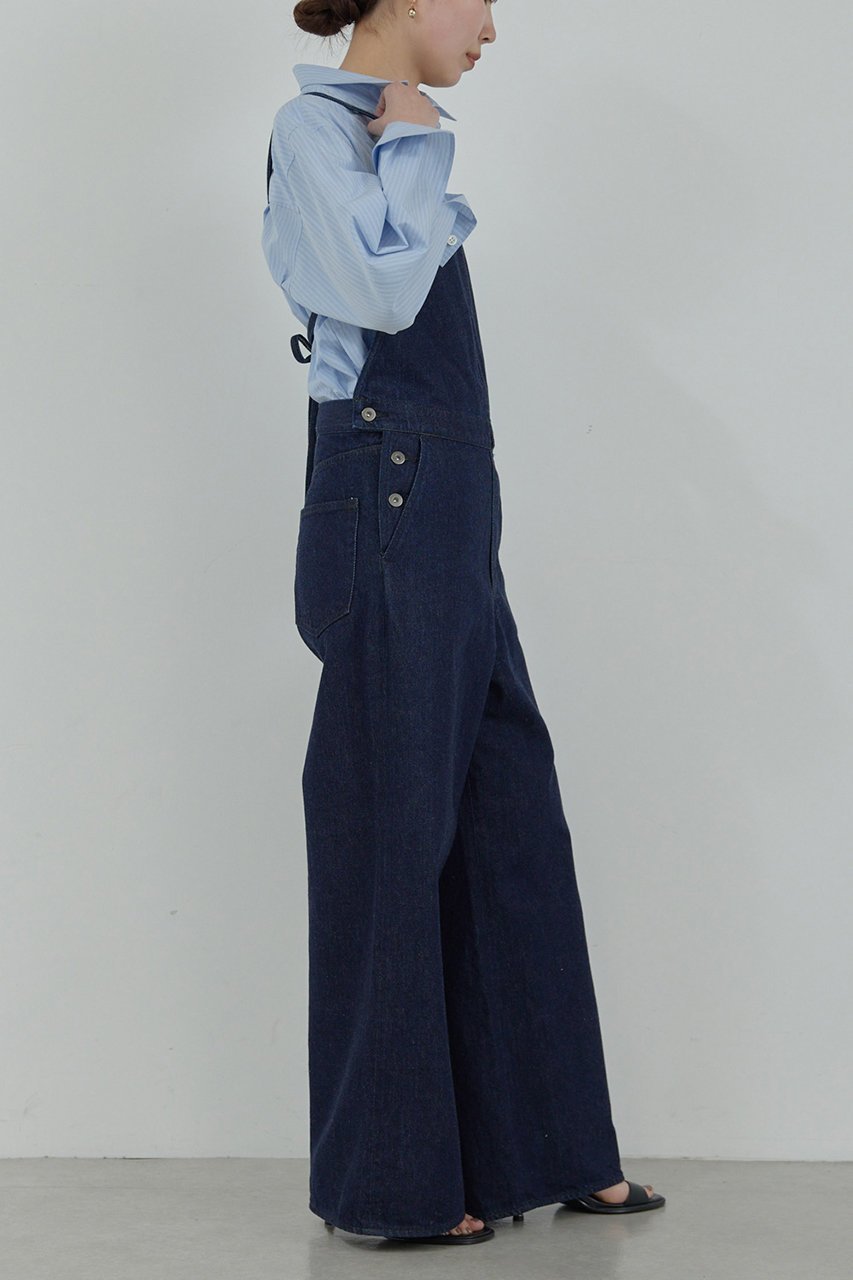 【ガリャルダガランテ/GALLARDAGALANTE】の【HERITANOVUM】キャミソールサロペットデニム 人気、トレンドファッション・服の通販 founy(ファニー) 　ファッション　Fashion　レディースファッション　WOMEN　インディゴ　Indigo　キャミソール　Camisole　サロペット　Overalls　タンク　Tank　ラップ　Wrap　リラックス　Relax　エレガント 上品　Elegant　other-3|ID: prp329100004437837 ipo3291000000031257092
