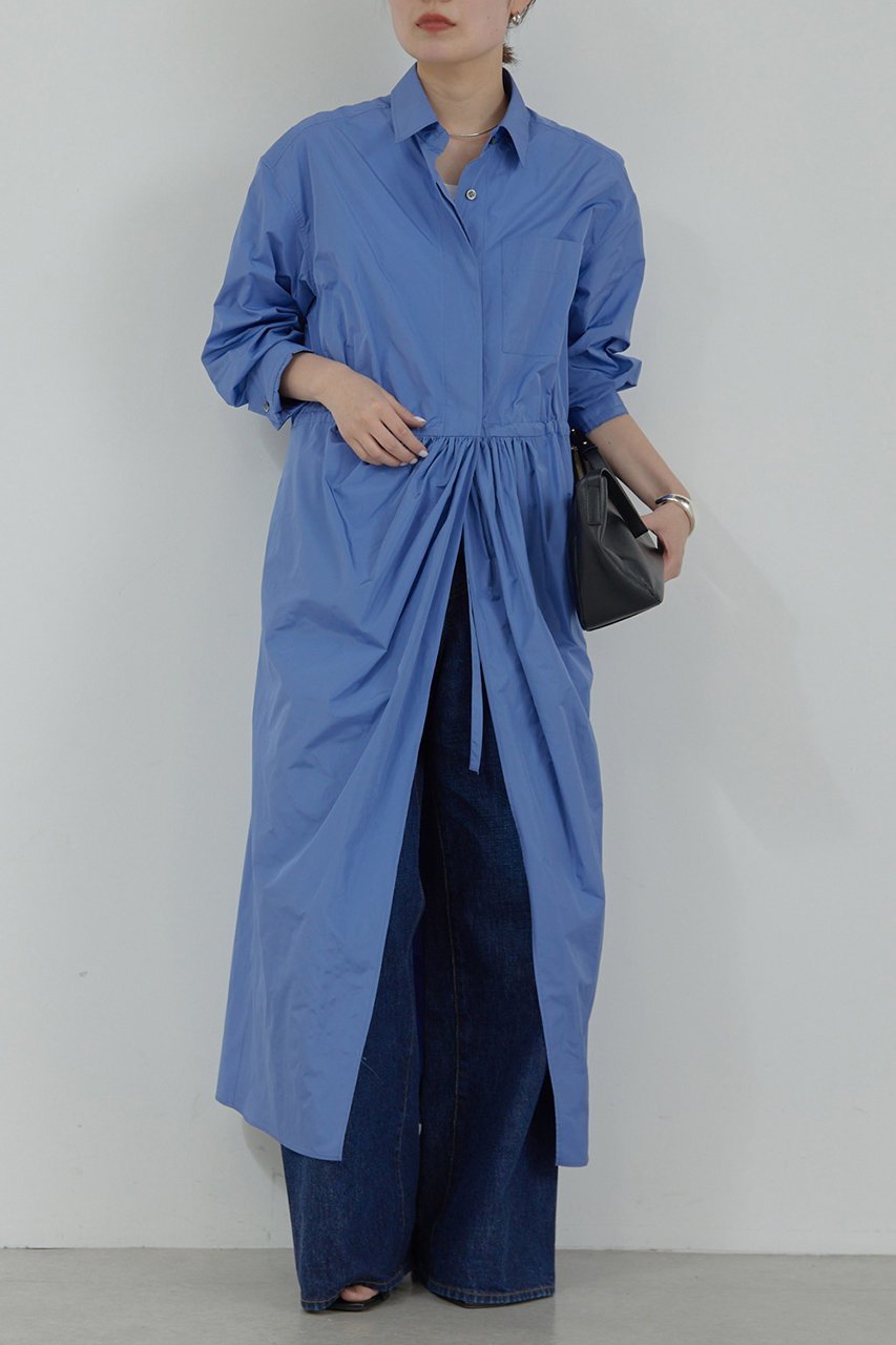 【ガリャルダガランテ/GALLARDAGALANTE】の【HERITANOVUM】シャツ羽織コート 人気、トレンドファッション・服の通販 founy(ファニー) 　ファッション　Fashion　レディースファッション　WOMEN　アウター　Coat Outerwear　コート　Coats　タフタ　Taffeta　チェック　Check　ドレス　Dress　フォルム　Form　ロング　Long　羽織　Haori　other-2|ID: prp329100004437838 ipo3291000000031257096