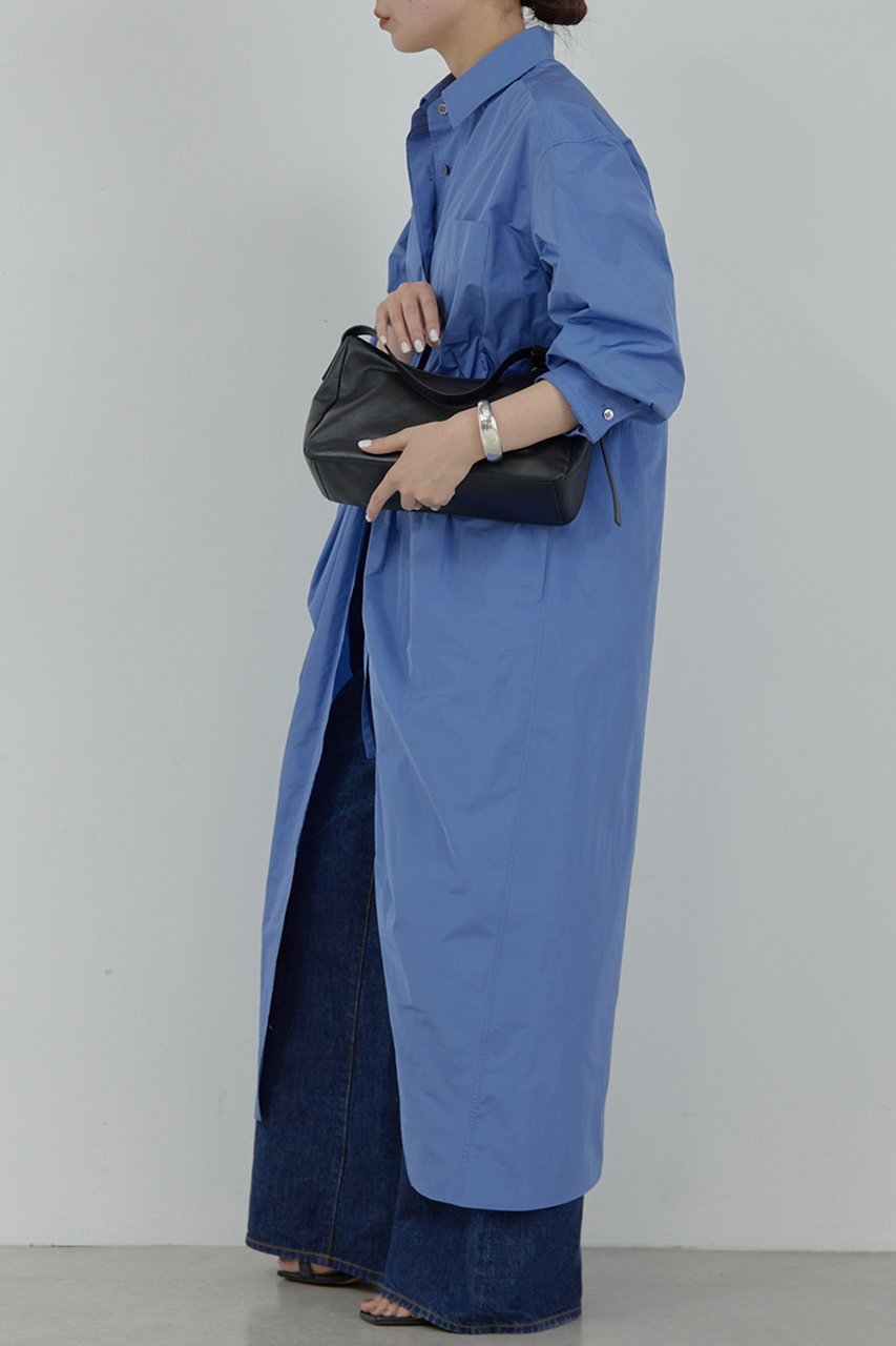【ガリャルダガランテ/GALLARDAGALANTE】の【HERITANOVUM】シャツ羽織コート 人気、トレンドファッション・服の通販 founy(ファニー) 　ファッション　Fashion　レディースファッション　WOMEN　アウター　Coat Outerwear　コート　Coats　タフタ　Taffeta　チェック　Check　ドレス　Dress　フォルム　Form　ロング　Long　羽織　Haori　other-3|ID: prp329100004437838 ipo3291000000031257098