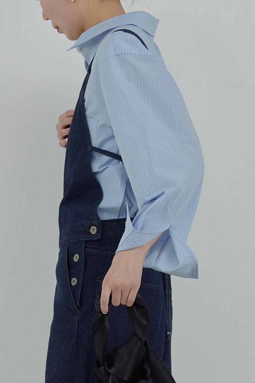 【ガリャルダガランテ/GALLARDAGALANTE】の【HERITANOVUM】ストライプシャツジャケット 人気、トレンドファッション・服の通販 founy(ファニー) 　ファッション　Fashion　レディースファッション　WOMEN　アウター　Coat Outerwear　ジャケット　Jackets　イタリア　Italy　ジャケット　Jacket　ストライプ　Stripe　ポケット　Pocket　マニッシュ　Mannish　エレガント 上品　Elegant　other-6|ID: prp329100004437840 ipo3291000000031326303