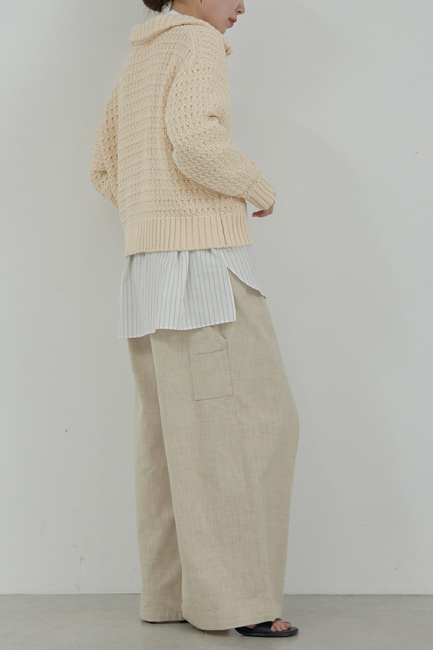 【ガリャルダガランテ/GALLARDAGALANTE】の【HERITANOVUM】ツイードカーゴパンツ 人気、トレンドファッション・服の通販 founy(ファニー) 　ファッション　Fashion　レディースファッション　WOMEN　パンツ　Pants　ギャザー　Gather　クラシック　Classic　シンプル　Simple　スプリング　Spring　ツイード　Tweed　フロント　Front　ワイド　Wide　夏　Summer　春　Spring　S/S・春夏　Ss・Spring/Summer　other-6|ID: prp329100004437843 ipo3291000000031326315