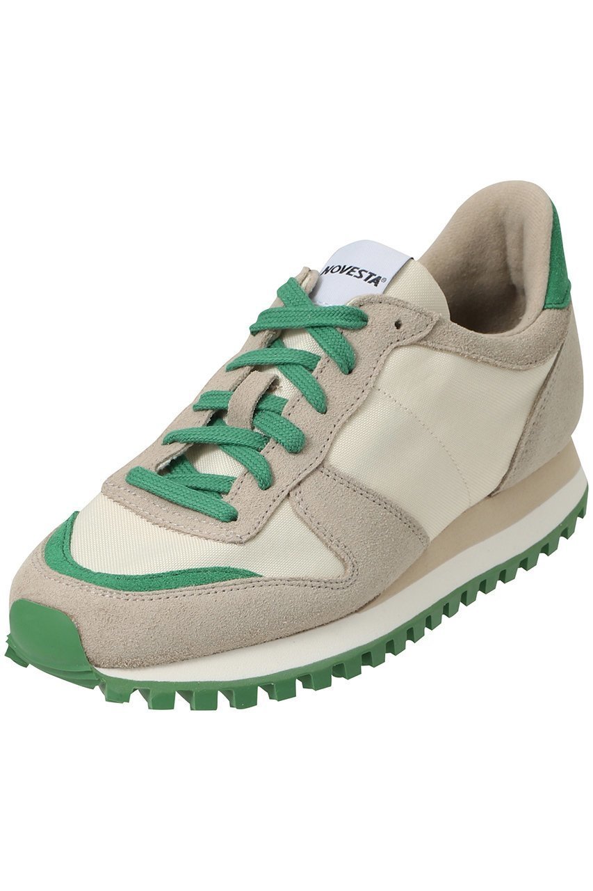 【ノヴェスタ/NOVESTA】のMARATHON TRAIL スニーカー インテリア・キッズ・メンズ・レディースファッション・服の通販 founy(ファニー) 　ファッション　Fashion　レディースファッション　WOMEN　コンビ　Combination　サマー　Summer　スニーカー　Sneakers　定番　Standard　ベージュ×グリーン|ID: prp329100004437846 ipo3291000000031065848