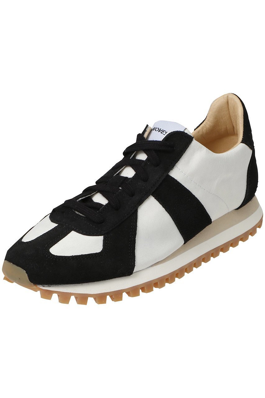 【ノヴェスタ/NOVESTA】のGERMAN TRAINER TRAIL スニーカー インテリア・キッズ・メンズ・レディースファッション・服の通販 founy(ファニー) 　ファッション　Fashion　レディースファッション　WOMEN　ユニセックス　Unisex　スニーカー　Sneakers　トレンド　Trend　モダン　Modern　【MEN】ブラック×アイボリー|ID: prp329100004437847 ipo3291000000031142763