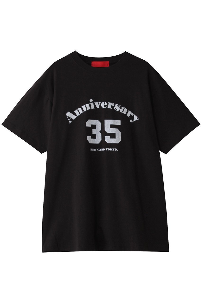 【レッドカード トーキョー/RED CARD TOKYO】の35th Anniversary - Tシャツ 人気、トレンドファッション・服の通販 founy(ファニー) 　ファッション　Fashion　レディースファッション　WOMEN　トップス・カットソー　Tops/Tshirt　シャツ/ブラウス　Shirts/Blouses　ロング / Tシャツ　T-Shirts　カットソー　Cut and Sewn　ショート　Short　スタイリッシュ　Stylish　スリーブ　Sleeve　ハーフ　Half　フロント　Front　プリント　Print　ベーシック　Basic　夏　Summer　NEW・新作・新着・新入荷　New Arrivals　春　Spring　S/S・春夏　Ss・Spring/Summer　 other-1|ID: prp329100004437850 ipo3291000000030996816