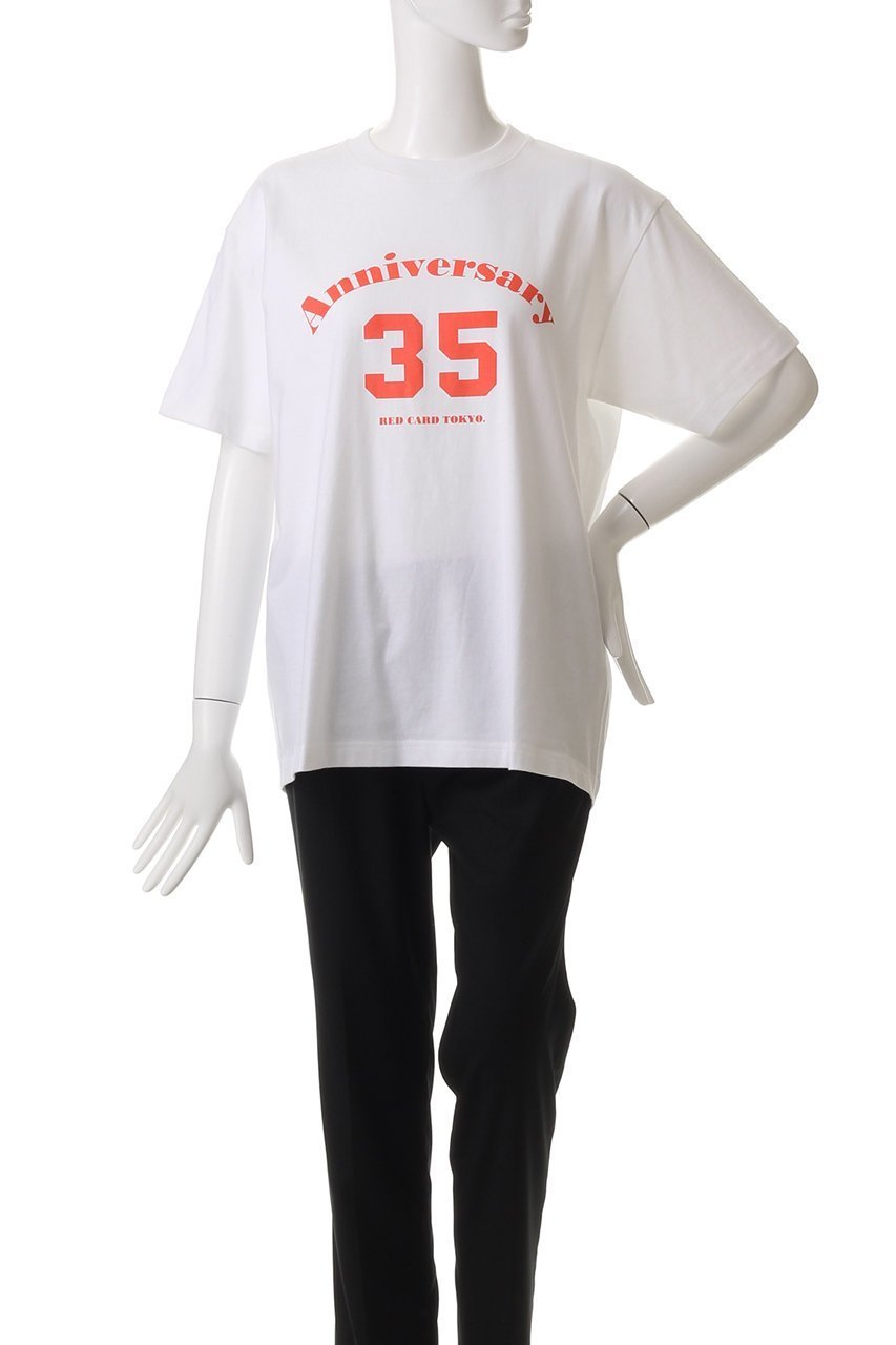 【レッドカード トーキョー/RED CARD TOKYO】の35th Anniversary - Tシャツ 人気、トレンドファッション・服の通販 founy(ファニー) 　ファッション　Fashion　レディースファッション　WOMEN　トップス・カットソー　Tops/Tshirt　シャツ/ブラウス　Shirts/Blouses　ロング / Tシャツ　T-Shirts　カットソー　Cut and Sewn　ショート　Short　スタイリッシュ　Stylish　スリーブ　Sleeve　ハーフ　Half　フロント　Front　プリント　Print　ベーシック　Basic　夏　Summer　春　Spring　S/S・春夏　Ss・Spring/Summer　other-2|ID: prp329100004437850 ipo3291000000031257175