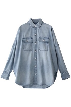 【レッドカード トーキョー/RED CARD TOKYO】 Brooklyn デニムシャツ人気、トレンドファッション・服の通販 founy(ファニー) ファッション Fashion レディースファッション WOMEN トップス・カットソー Tops/Tshirt シャツ/ブラウス Shirts/Blouses ショルダー Shoulder スリーブ Sleeve デニム Denim ドロップ Drop ロング Long 夏 Summer NEW・新作・新着・新入荷 New Arrivals 春 Spring S/S・春夏 Ss・Spring/Summer |ID:prp329100004437852