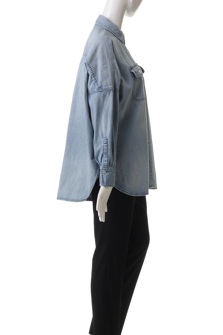 【レッドカード トーキョー/RED CARD TOKYO】のBrooklyn デニムシャツ 人気、トレンドファッション・服の通販 founy(ファニー) 　ファッション　Fashion　レディースファッション　Fashion for Women　トップス・カットソー　Cut & Sew Tops　シャツ・ブラウス・オフィスカジュアル　Elegant Blouses & Button-Ups　ショルダー　Shoulder, Shoulder Strap　スリーブ　Sleeve, Long Sleeve / Short Sleeve　デニム　Denim, Jeans Material　ドロップ　Drop Shoulder, Dropped Style　ロング　Long, Long-Length　夏　Summer　春　Spring　S/S・春夏　SS, Spring/Summer, Warm Season　other-3|ID: prp329100004437852 ipo3291000000032808533