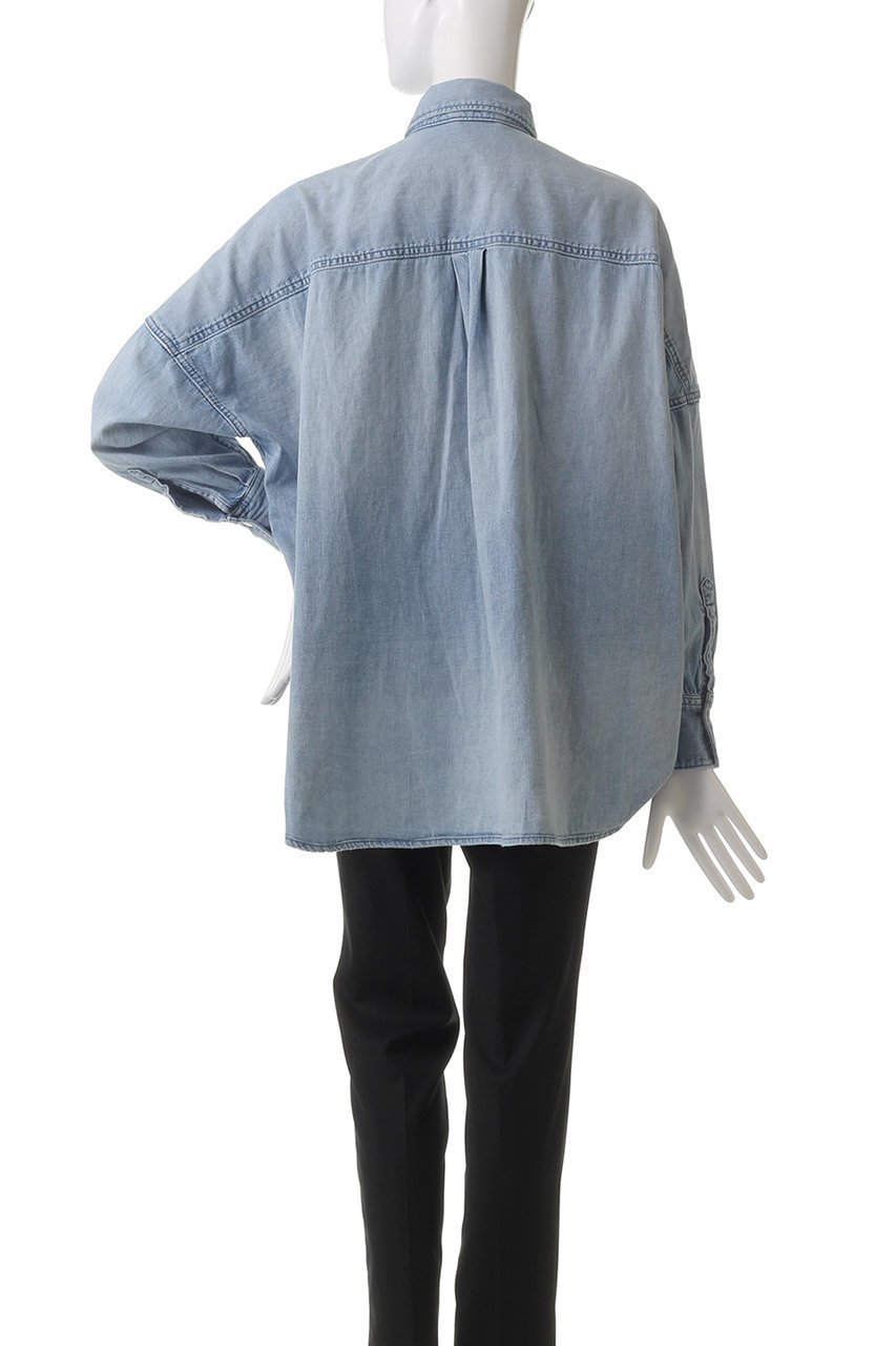【レッドカード トーキョー/RED CARD TOKYO】のBrooklyn デニムシャツ 人気、トレンドファッション・服の通販 founy(ファニー) 　ファッション　Fashion　レディースファッション　Fashion for Women　トップス・カットソー　Cut & Sew Tops　シャツ・ブラウス・オフィスカジュアル　Elegant Blouses & Button-Ups　ショルダー　Shoulder, Shoulder Strap　スリーブ　Sleeve, Long Sleeve / Short Sleeve　デニム　Denim, Jeans Material　ドロップ　Drop Shoulder, Dropped Style　ロング　Long, Long-Length　夏　Summer　春　Spring　S/S・春夏　SS, Spring/Summer, Warm Season　other-4|ID: prp329100004437852 ipo3291000000032808534