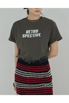 【ガリャルダガランテ/GALLARDAGALANTE】のロゴTシャツ《Retrospective》 人気、トレンドファッション・服の通販 founy(ファニー) ファッション Fashion レディースファッション WOMEN トップス・カットソー Tops/Tshirt シャツ/ブラウス Shirts/Blouses ロング / Tシャツ T-Shirts カットソー Cut and Sewn ショート Short スリーブ Sleeve NEW・新作・新着・新入荷 New Arrivals thumbnail チャコールグレー|ID: prp329100004437858 ipo3291000000030996837