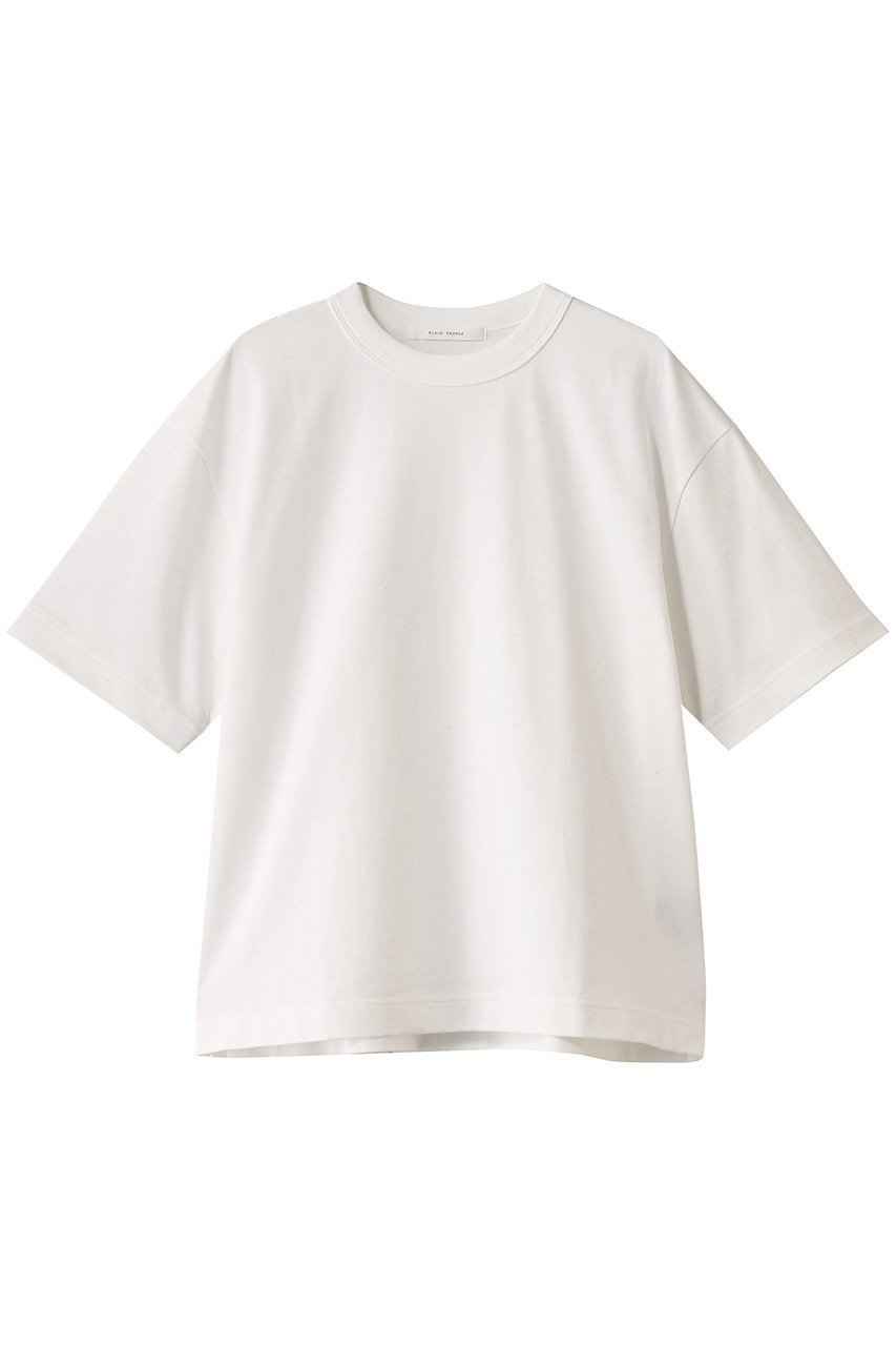 【プレインピープル/PLAIN PEOPLE】のリサイクルコットンTシャツ 人気、トレンドファッション・服の通販 founy(ファニー) 　ファッション　Fashion　レディースファッション　WOMEN　トップス・カットソー　Tops/Tshirt　シャツ/ブラウス　Shirts/Blouses　ロング / Tシャツ　T-Shirts　カットソー　Cut and Sewn　なめらか　Smooth　インナー　Inner　ショート　Short　シンプル　Simple　ジャケット　Jacket　スリーブ　Sleeve　パッチワーク　Patchwork　NEW・新作・新着・新入荷　New Arrivals　 other-1|ID: prp329100004437861 ipo3291000000030996854