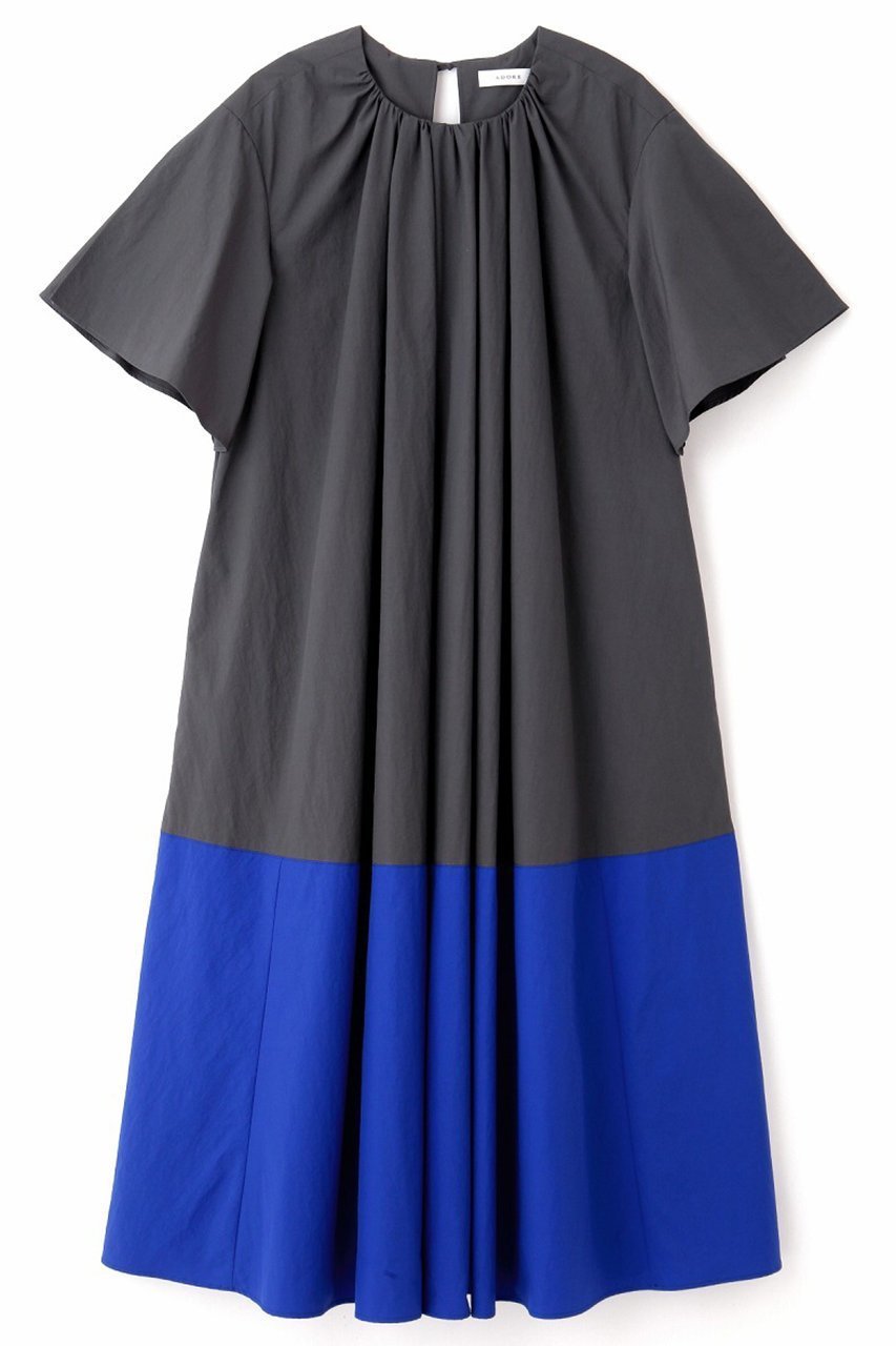 【アドーア/ADORE】のエアリープレーンクロスワンピース インテリア・キッズ・メンズ・レディースファッション・服の通販 founy(ファウニー) 　ファッション　Fashion　レディースファッション　Fashion for Women　ワンピース　Dresses　チュニック　Tunic Tops & Dresses　エレガント 上品　Elegant　ギャザー　Gathered, Ruffled　チュニック　Tunic, Long Top　ドレス　Dress, One-Piece　ロング　Long, Long-Length　グレー|ID: prp329100004437862 ipo3291000000036956996