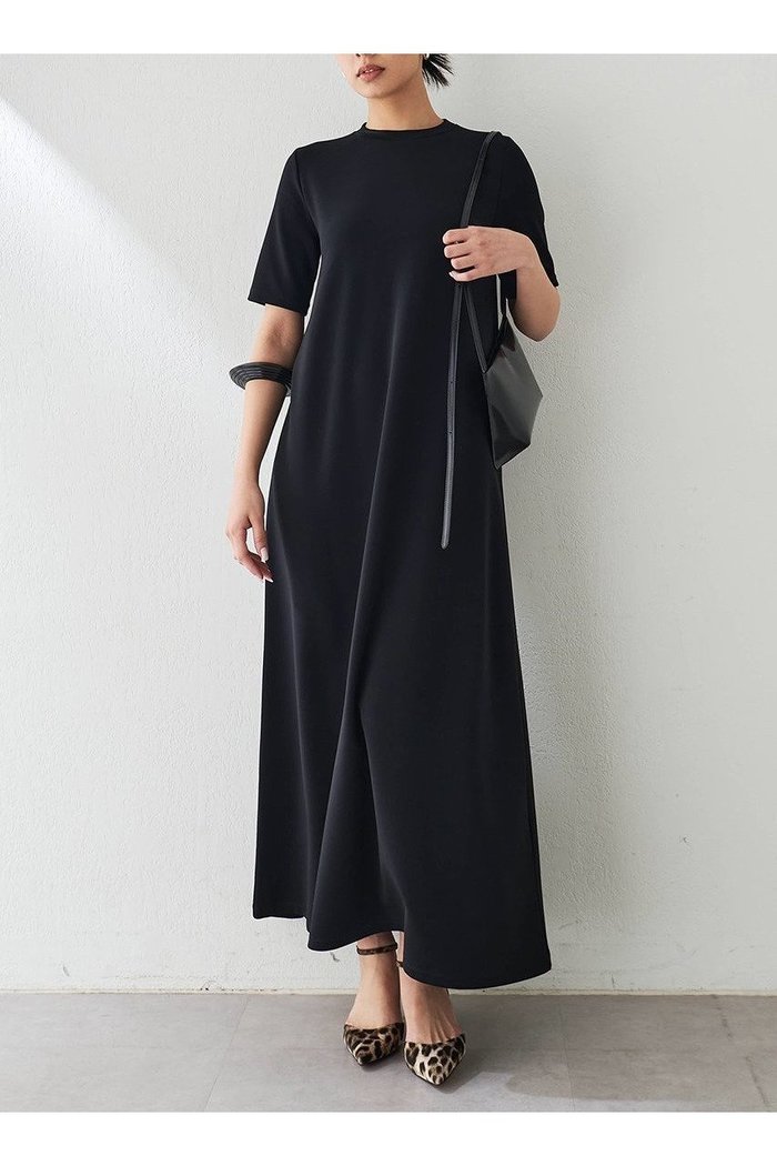 【ウィムガゼット/Whim Gazette】のポンチフレアワンピース インテリア・キッズ・メンズ・レディースファッション・服の通販 founy(ファニー) https://founy.com/ ファッション Fashion レディースファッション WOMEN ワンピース Dress チュニック Tunic エレガント 上品 Elegant ストレッチ Stretch スマート Smart チュニック Tunic なめらか Smooth 半袖 Short Sleeve モダン Modern ロング Long NEW・新作・新着・新入荷 New Arrivals |ID: prp329100004437863 ipo3291000000030996861