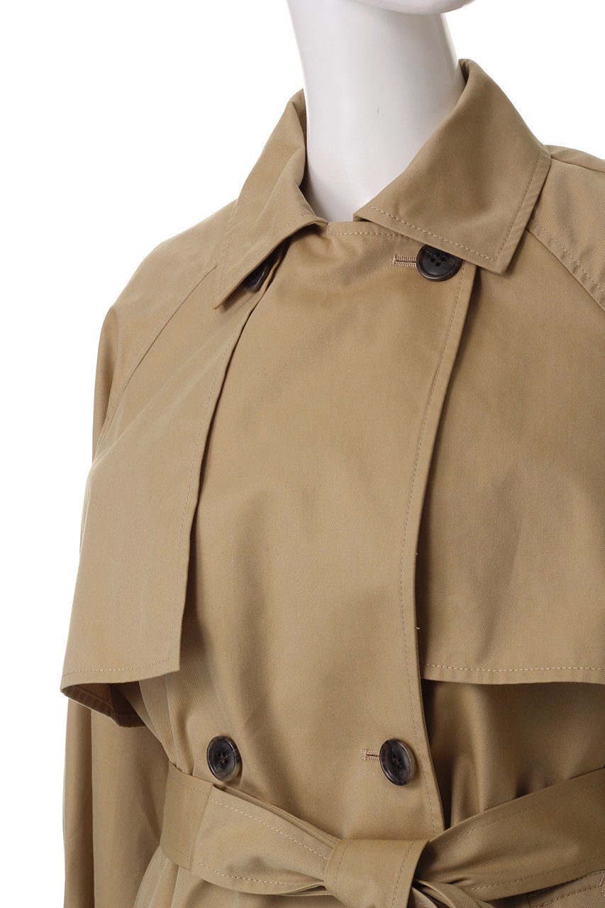 【アルアバイル/allureville】のスーピマコットンミドルトレンチコート 人気、トレンドファッション・服の通販 founy(ファニー) 　ファッション　Fashion　レディースファッション　WOMEN　アウター　Coat Outerwear　コート　Coats　トレンチコート　Trench Coats　クラシック　Classic　ショート　Short　ダブル　Double　トレンチ　Trench　トレンド　Trend　ミドル　Middle　other-5|ID: prp329100004437864 ipo3291000000031326370