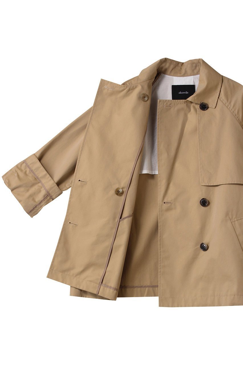 【アルアバイル/allureville】のスーピマコットンミドルトレンチコート 人気、トレンドファッション・服の通販 founy(ファニー) 　ファッション　Fashion　レディースファッション　WOMEN　アウター　Coat Outerwear　コート　Coats　トレンチコート　Trench Coats　クラシック　Classic　ショート　Short　ダブル　Double　トレンチ　Trench　トレンド　Trend　ミドル　Middle　other-6|ID: prp329100004437864 ipo3291000000031326371