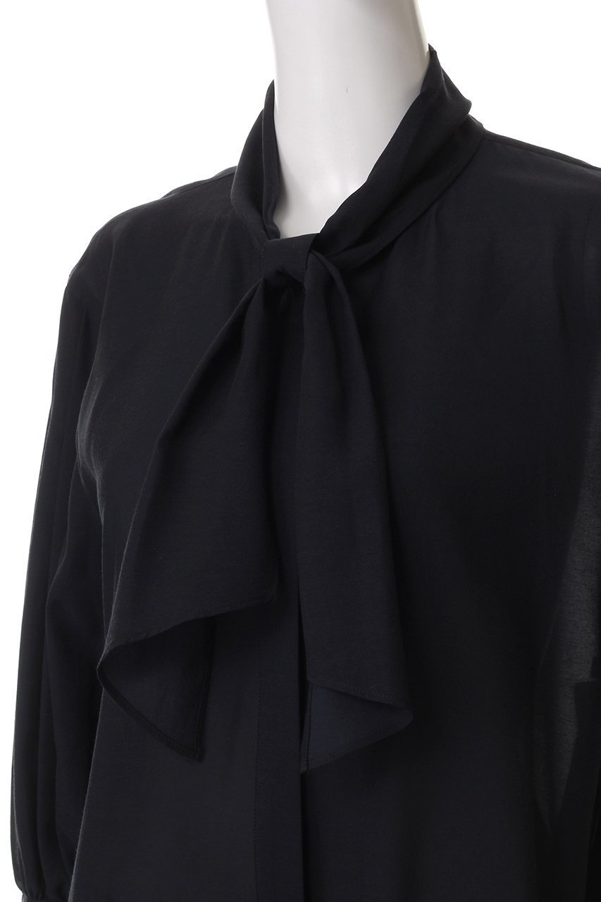 【アルアバイル/allureville】のキュプラコットンスカーフタイブラウス 人気、トレンドファッション・服の通販 founy(ファニー) 　ファッション　Fashion　レディースファッション　Fashion for Women　トップス・カットソー　Cut & Sew Tops　シャツ・ブラウス・オフィスカジュアル　Elegant Blouses & Button-Ups　エレガント 上品　Elegant　キュプラ　Cupro, Eco Fabric　スカーフ　Scarf, Neckwear　スリーブ　Sleeve, Long Sleeve / Short Sleeve　ロング　Long, Long-Length　other-5|ID: prp329100004437865 ipo3291000000032707087