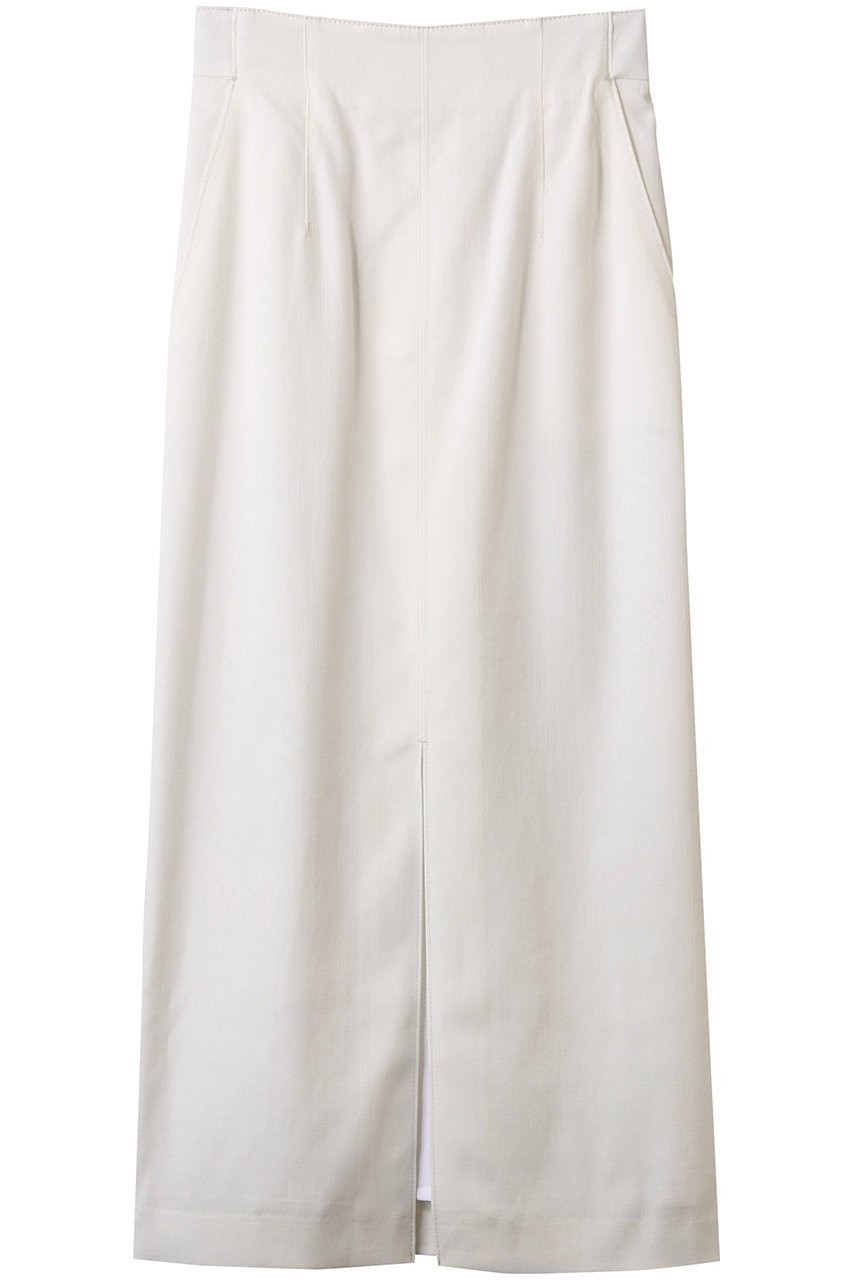 【アルアバイル/allureville】のデニムライクスリットスカート 人気、トレンドファッション・服の通販 founy(ファニー) 　ファッション　Fashion　レディースファッション　Fashion for Women　スカート　Skirts　ロングスカート　Long Skirts / Maxi & Midi Skirts　シンプル　Simple, Minimal　ストレート　Straight, Straight Cut　スリット　Slit, Slit Detail　タイトスカート　Pencil Skirt, Tight Skirt　デニム　Denim, Jeans Material　ロング　Long, Long-Length　再入荷　Restock / Back in Stock　 other-1|ID: prp329100004437866 ipo3291000000032824888