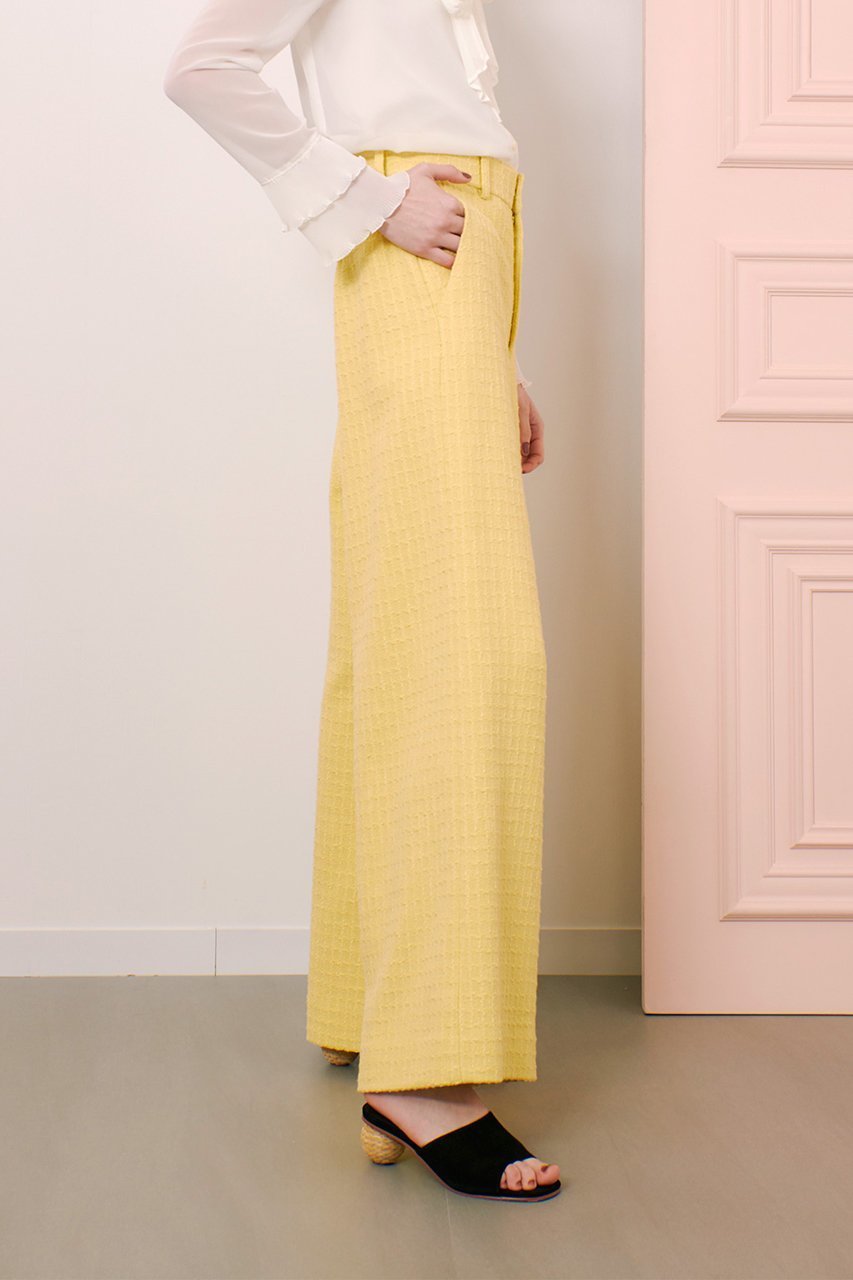 【アルアバイル/allureville】の【Loulou Willoughby】スラブツイードワイドパンツ 人気、トレンドファッション・服の通販 founy(ファニー) 　ファッション　Fashion　レディースファッション　WOMEN　パンツ　Pants　ジャケット　Jacket　スマート　Smart　セットアップ　Set Up　ツイード　Tweed　リラックス　Relax　ワイド　Wide　エレガント 上品　Elegant　other-7|ID: prp329100004437869 ipo3291000000031369583