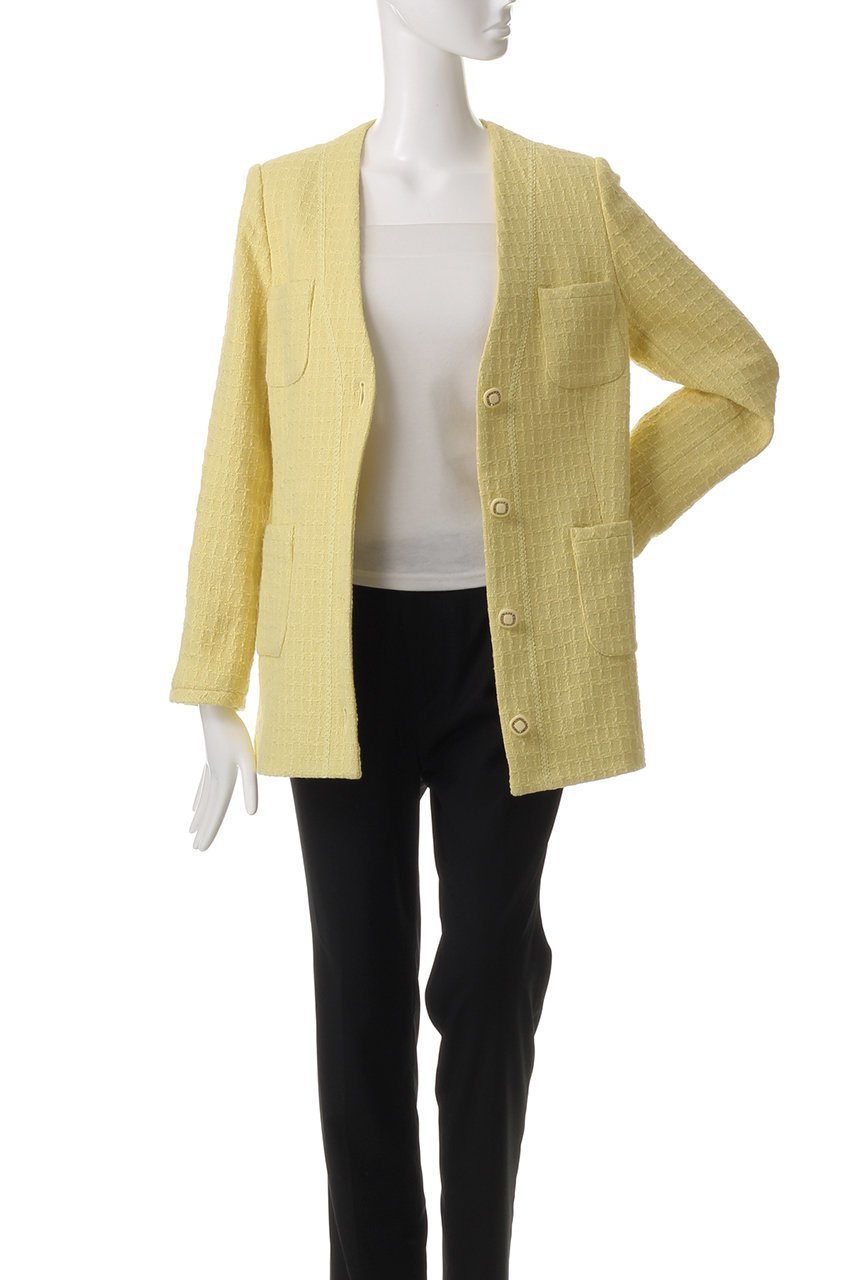 【アルアバイル/allureville】の【Loulou Willoughby】スラブツイードロングジャケット 人気、トレンドファッション・服の通販 founy(ファニー) ファッション Fashion レディースファッション Fashion for Women アウター Coat / Outerwear Collection レディースジャケット・軽アウター Jackets クラシカル Classical, Vintage-Inspired ジャケット Jacket, Outerwear ツイード Twill, Twill Weave デニム Denim, Jeans Material ポケット Pocket, Pocket Detail ロング Long, Long-Length エレガント 上品 Elegant 再入荷 Restock / Back in Stock 春 Spring other-7|ID: prp329100004437870 ipo3291000000035054417