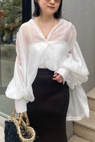 【カオス/Chaos】のレベッカブラウス 人気、トレンドファッション・服の通販 founy(ファニー) ファッション Fashion レディースファッション WOMEN トップス・カットソー Tops/Tshirt シャツ/ブラウス Shirts/Blouses カフス Cuffs ギャザー Gather シアー Sheer スリーブ Sleeve フォルム Form ロング Long 夏 Summer NEW・新作・新着・新入荷 New Arrivals |ID:prp329100004437871