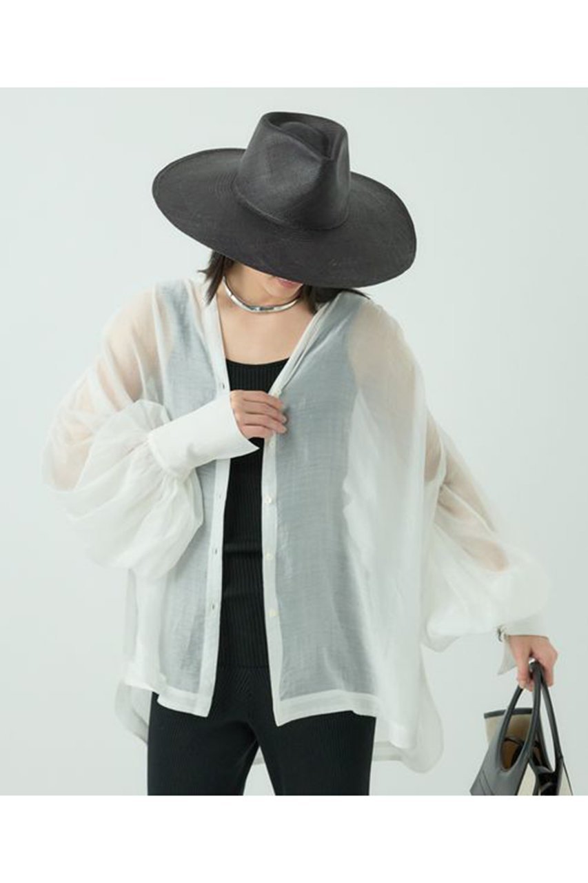 【カオス/Chaos】のレベッカブラウス 人気、トレンドファッション・服の通販 founy(ファニー) 　ファッション　Fashion　レディースファッション　Fashion for Women　トップス・カットソー　Cut & Sew Tops　シャツ・ブラウス・オフィスカジュアル　Elegant Blouses & Button-Ups　カフス　Cuff Design　ギャザー　Gathered, Ruffled　シアー　Sheer, See-Through　スリーブ　Sleeve, Long Sleeve / Short Sleeve　フォルム　Silhouette, Form　ロング　Long, Long-Length　夏　Summer　 other-1|ID: prp329100004437871 ipo3291000000036064983