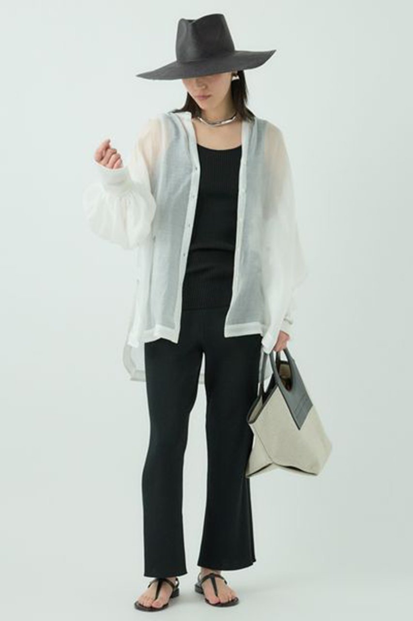 【カオス/Chaos】のレベッカブラウス 人気、トレンドファッション・服の通販 founy(ファニー) 　ファッション　Fashion　レディースファッション　Fashion for Women　トップス・カットソー　Cut & Sew Tops　シャツ・ブラウス・オフィスカジュアル　Elegant Blouses & Button-Ups　カフス　Cuff Design　ギャザー　Gathered, Ruffled　シアー　Sheer, See-Through　スリーブ　Sleeve, Long Sleeve / Short Sleeve　フォルム　Silhouette, Form　ロング　Long, Long-Length　夏　Summer　other-8|ID: prp329100004437871 ipo3291000000036064991