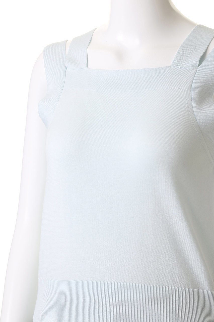 【プルミエ アロンディスモン/1er Arrondissement】の【LOWER】ニット 人気、トレンドファッション・服の通販 founy(ファニー) 　ファッション　Fashion　レディースファッション　Fashion for Women　トップス・カットソー　Cut & Sew Tops　ニット　Knit Tops & Sweaters　カジュアルプルオーバー・ニットトップス　Pullovers & Knit Tops / Casual Pullovers　エレガント 上品　Elegant　シンプル　Simple, Minimal　デニム　Denim, Jeans Material　フェミニン　Feminine, Girly　フロント　Front, Front Design　夏　Summer　春　Spring　S/S・春夏　SS, Spring/Summer, Warm Season　other-5|ID: prp329100004437872 ipo3291000000032939001