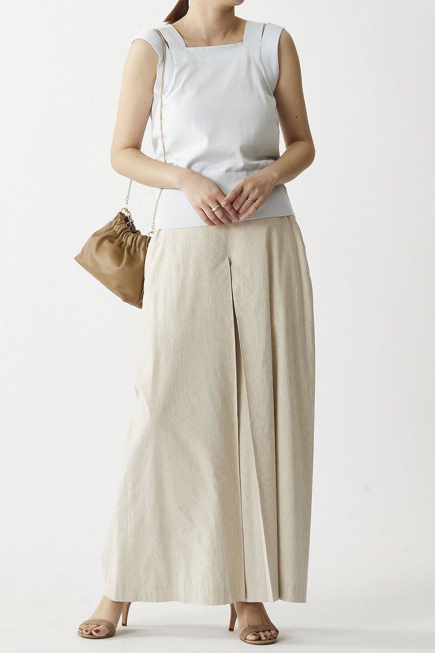 【プルミエ アロンディスモン/1er Arrondissement】の【LOWER】ニット 人気、トレンドファッション・服の通販 founy(ファニー) 　ファッション　Fashion　レディースファッション　Fashion for Women　トップス・カットソー　Cut & Sew Tops　ニット　Knit Tops & Sweaters　カジュアルプルオーバー・ニットトップス　Pullovers & Knit Tops / Casual Pullovers　エレガント 上品　Elegant　シンプル　Simple, Minimal　デニム　Denim, Jeans Material　フェミニン　Feminine, Girly　フロント　Front, Front Design　夏　Summer　春　Spring　S/S・春夏　SS, Spring/Summer, Warm Season　other-7|ID: prp329100004437872 ipo3291000000032939019
