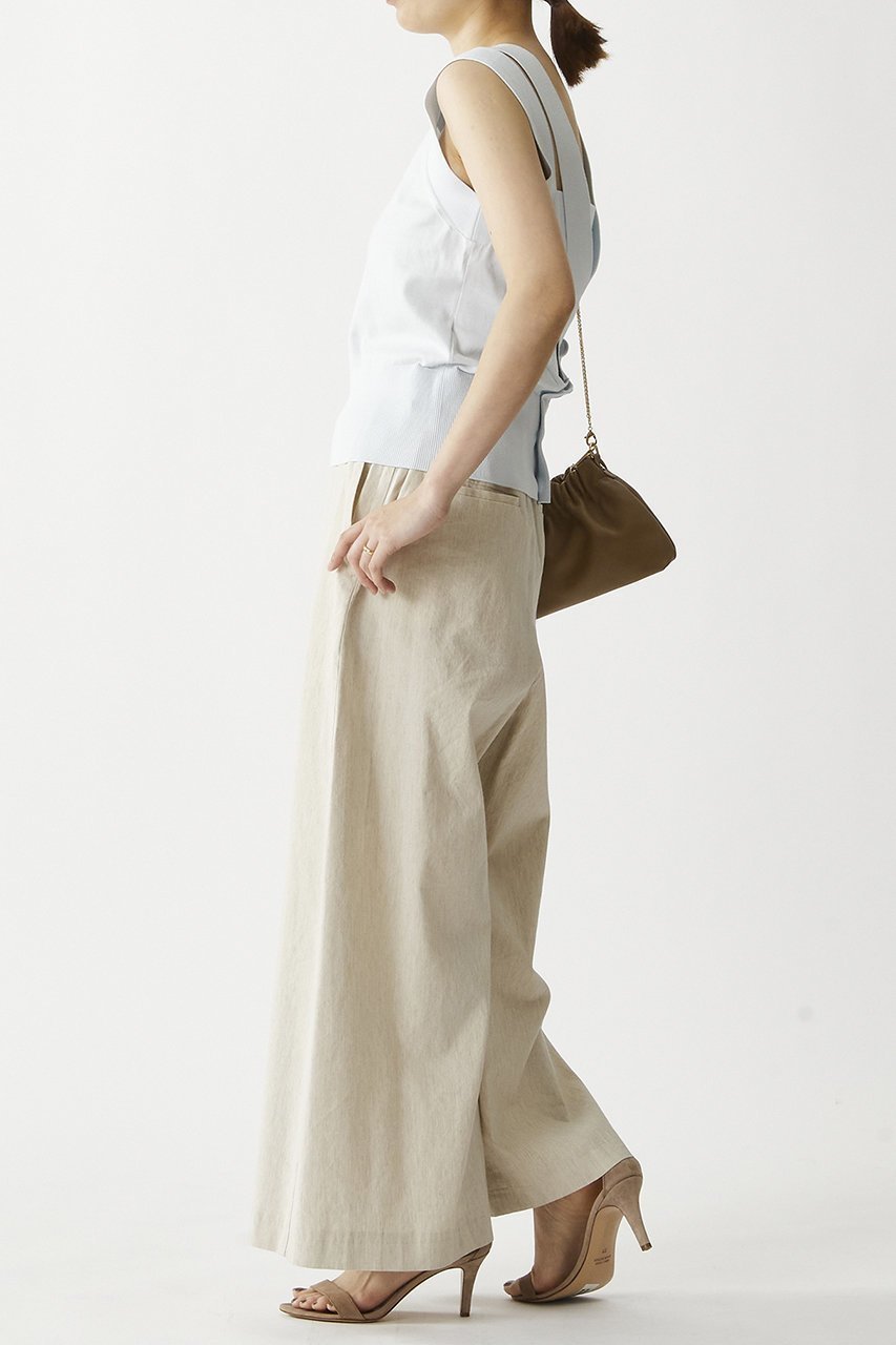 【プルミエ アロンディスモン/1er Arrondissement】の【LOWER】ニット 人気、トレンドファッション・服の通販 founy(ファニー) 　ファッション　Fashion　レディースファッション　Fashion for Women　トップス・カットソー　Cut & Sew Tops　ニット　Knit Tops & Sweaters　カジュアルプルオーバー・ニットトップス　Pullovers & Knit Tops / Casual Pullovers　エレガント 上品　Elegant　シンプル　Simple, Minimal　デニム　Denim, Jeans Material　フェミニン　Feminine, Girly　フロント　Front, Front Design　夏　Summer　春　Spring　S/S・春夏　SS, Spring/Summer, Warm Season　other-8|ID: prp329100004437872 ipo3291000000032939028