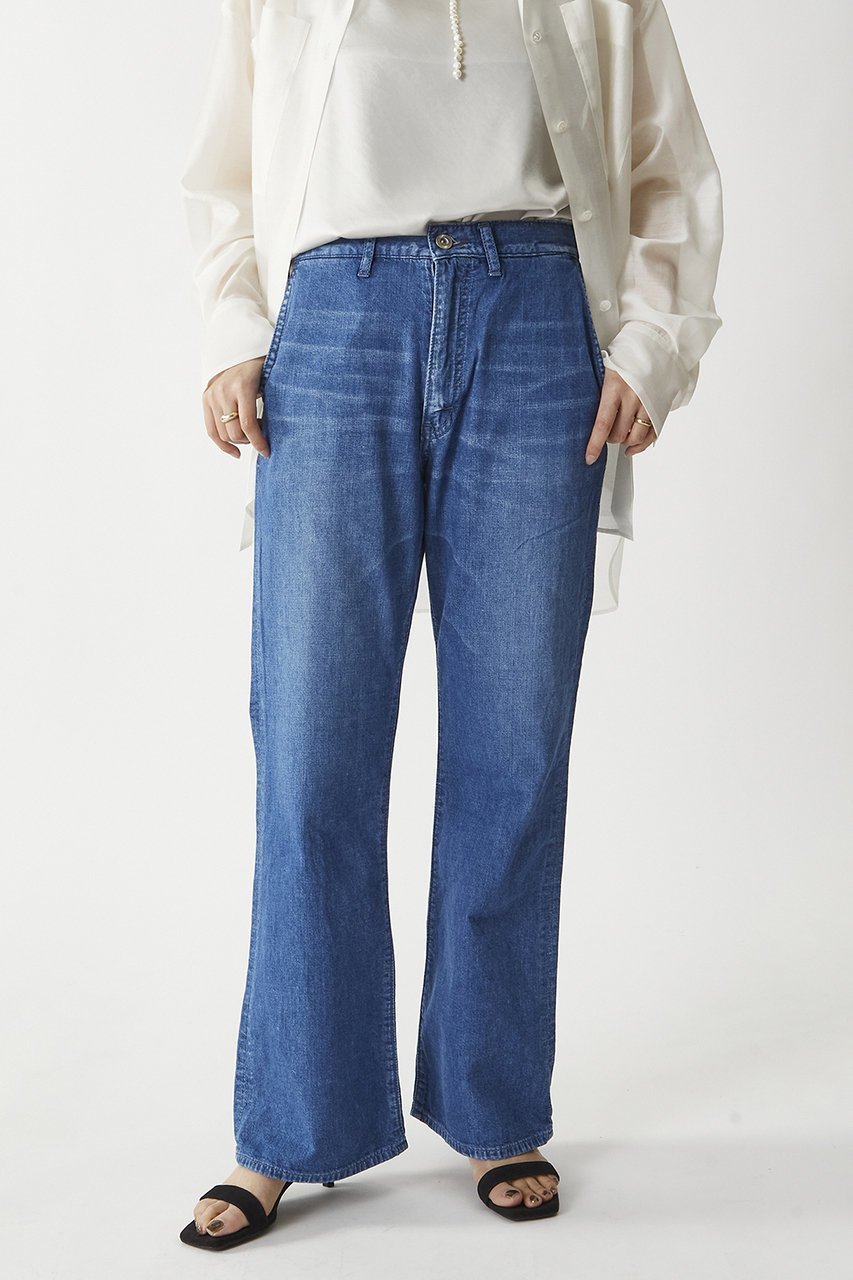【プルミエ アロンディスモン/1er Arrondissement】の【BONNY WOVEN】パンツ 人気、トレンドファッション・服の通販 founy(ファニー) 　ファッション　Fashion　レディースファッション　WOMEN　パンツ　Pants　ウォッシュ　Wash　スニーカー　Sneakers　デニム　Denim　フレア　Flare　other-6|ID: prp329100004437874 ipo3291000000031326390