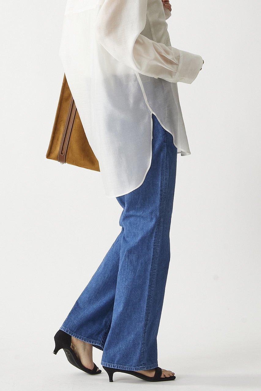 【プルミエ アロンディスモン/1er Arrondissement】の【BONNY WOVEN】パンツ 人気、トレンドファッション・服の通販 founy(ファニー) 　ファッション　Fashion　レディースファッション　WOMEN　パンツ　Pants　ウォッシュ　Wash　スニーカー　Sneakers　デニム　Denim　フレア　Flare　other-7|ID: prp329100004437874 ipo3291000000031326391